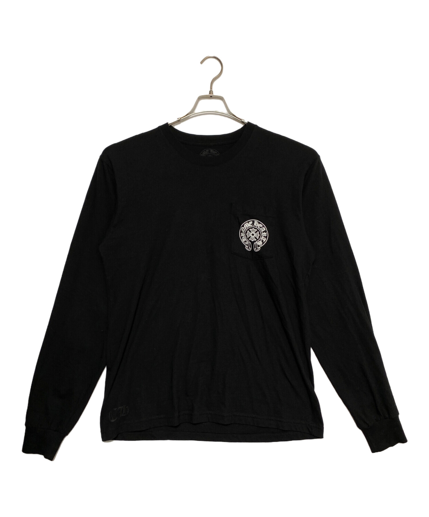 正真正銘本物 Chrome Hearts ブラック Tシャツ 中古・古着通販】CHROME HEARTS (クロムハーツ) CHENGDU HORSESHOE L/S