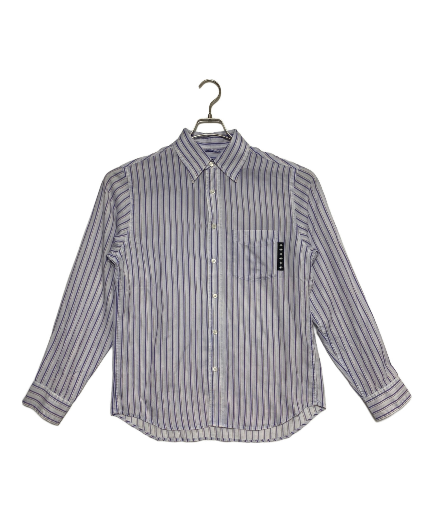 中古・古着通販】BoTT (ボット) Printed Striped Shirt パープル 