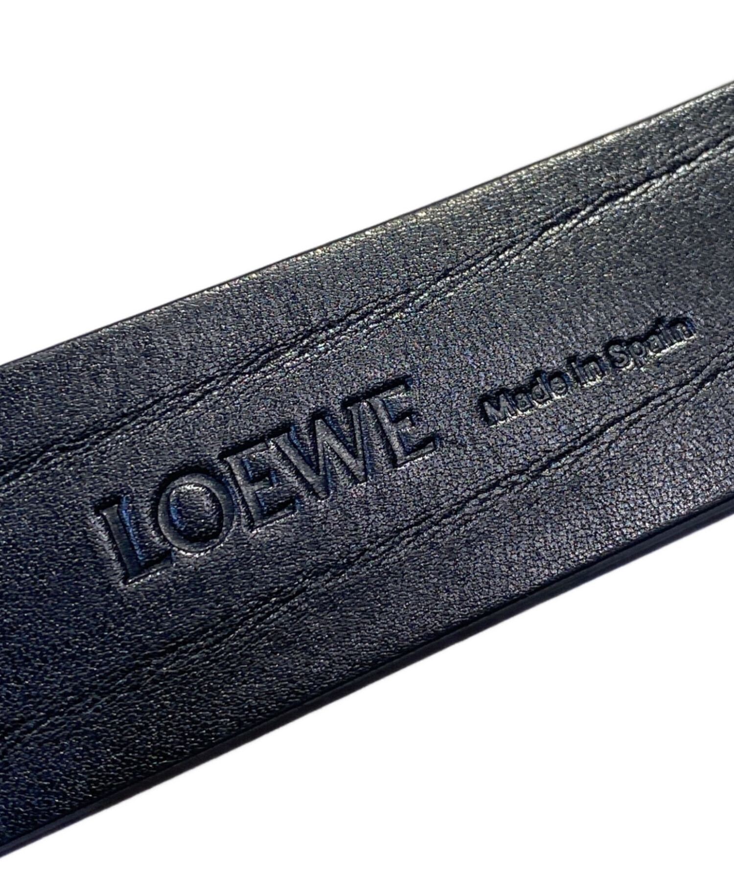 中古・古着通販】LOEWE (ロエベ) ラウンドソフト ベルト サイズ:90/36