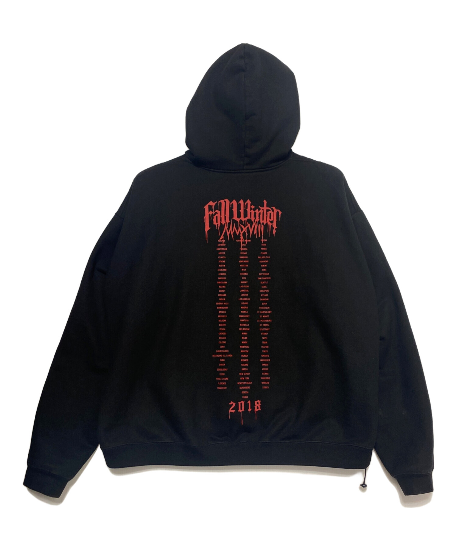 中古・古着通販】VETEMENTS (ヴェトモン) メタルロゴプリントプル