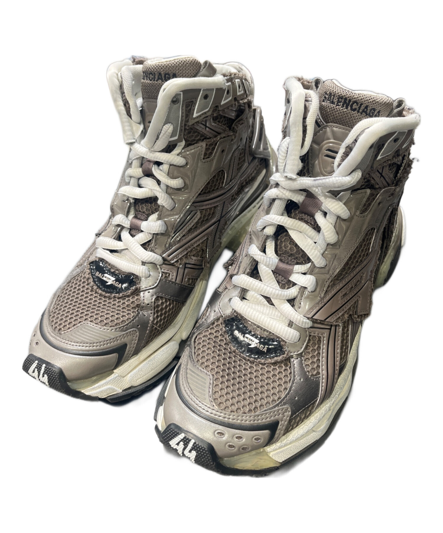 中古・古着通販】BALENCIAGA (バレンシアガ) RUNNER HIGH TOP ブラウン 