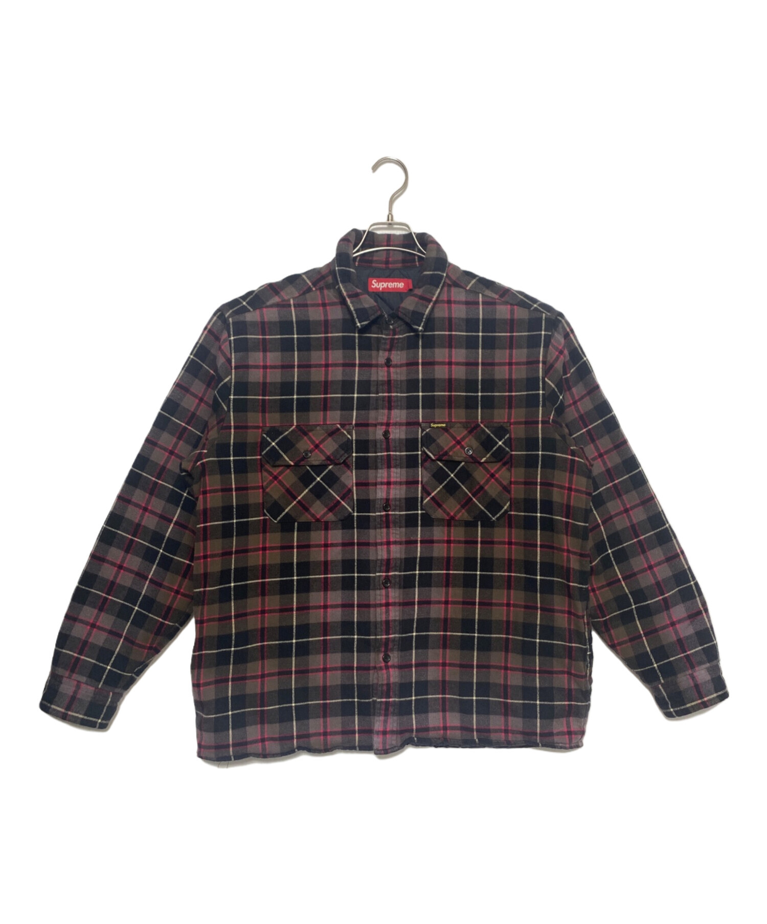 シュプリーム　24FW チェックシャツ 中古・古着通販】Supreme (シュプリーム) 24FW Quilted Plaid Shirt