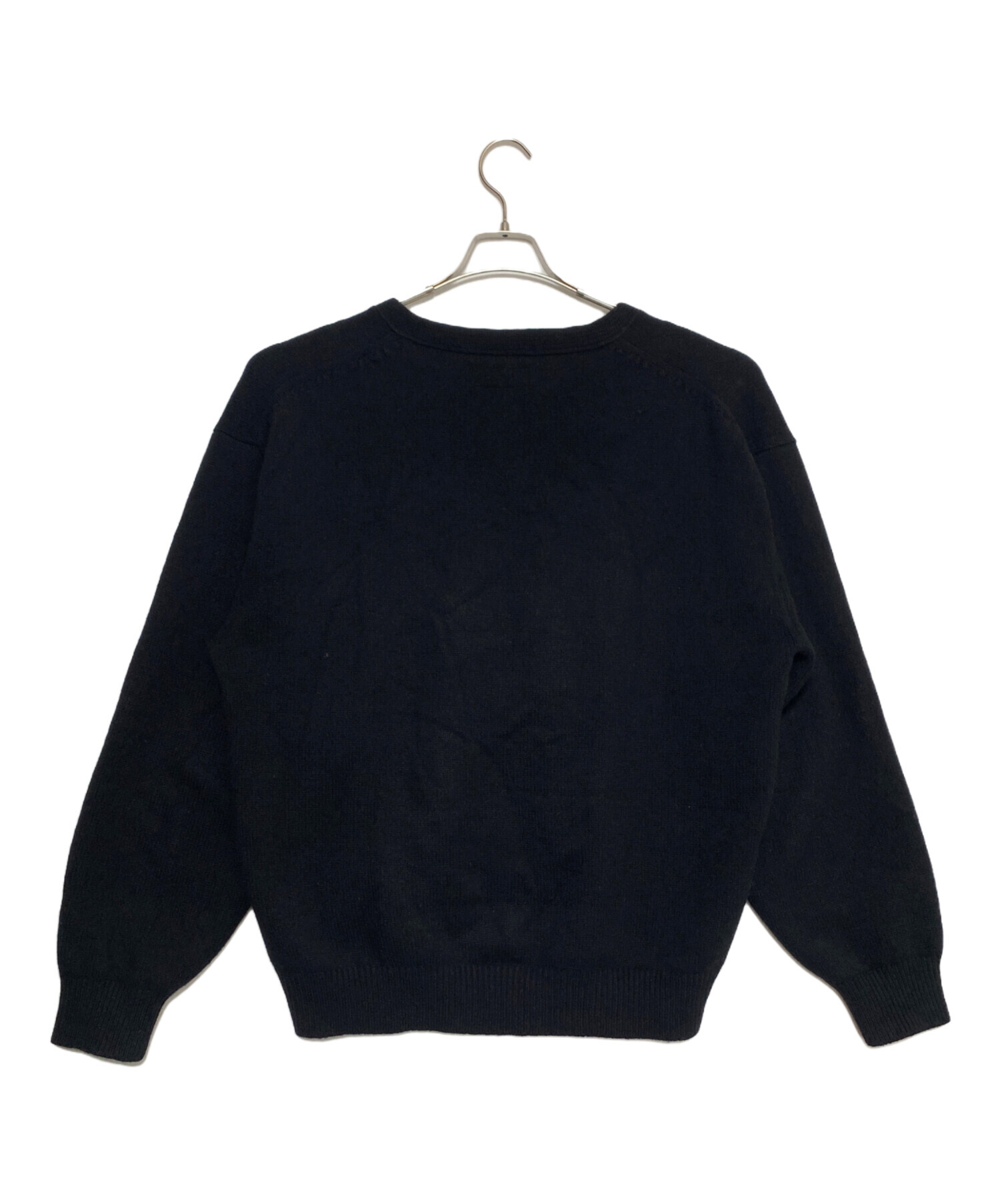 中古・古着通販】WACKO MARIA (ワコマリア) V NECK SWEATER ブラック