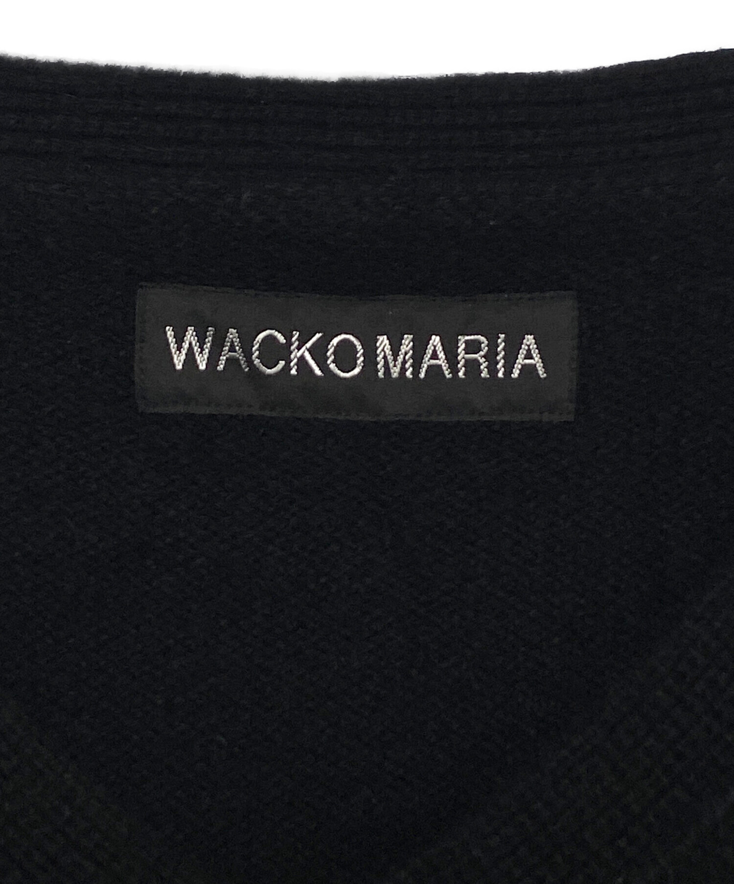 中古・古着通販】WACKO MARIA (ワコマリア) V NECK SWEATER ブラック