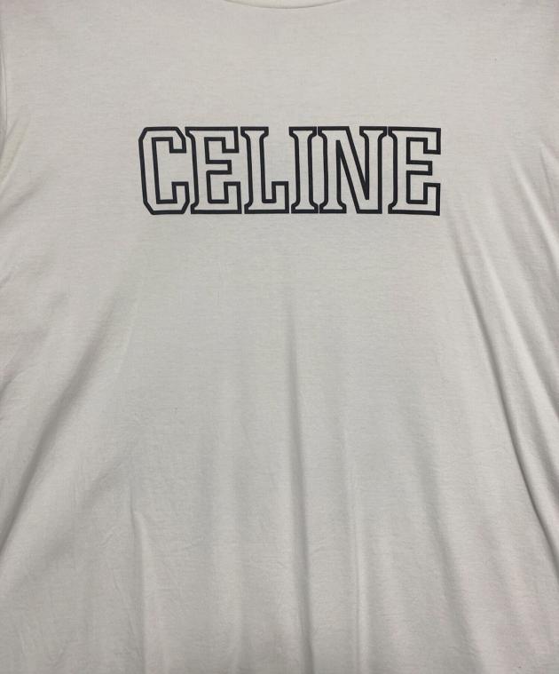 中古・古着通販】CELINE (セリーヌ) コットン ロングTシャツ ホワイト