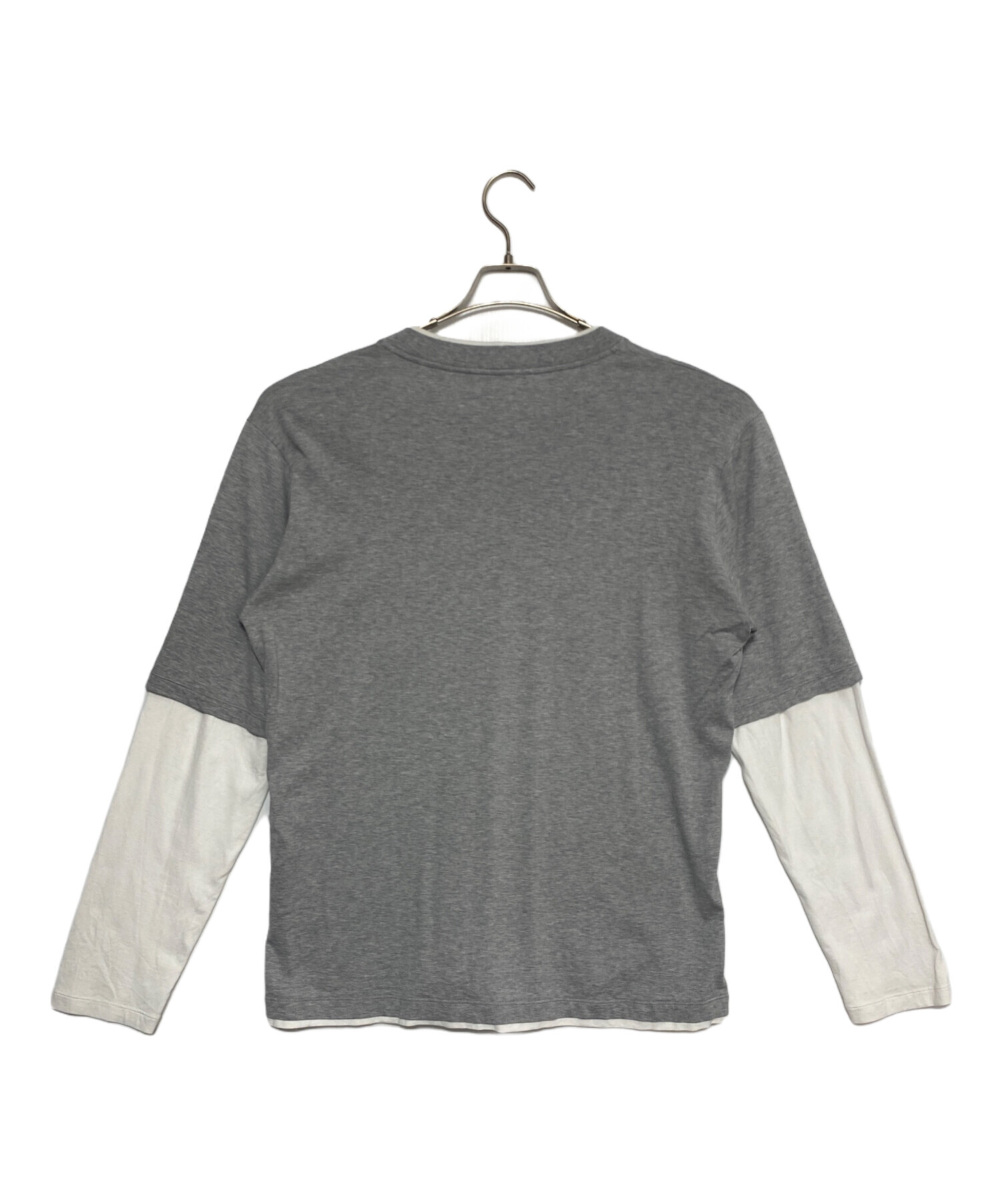うめみ様　CELINE グレー Tシャツ Lサイズ 早い者勝ち CELINE ロゴTシャツ グレー 【公式通販】