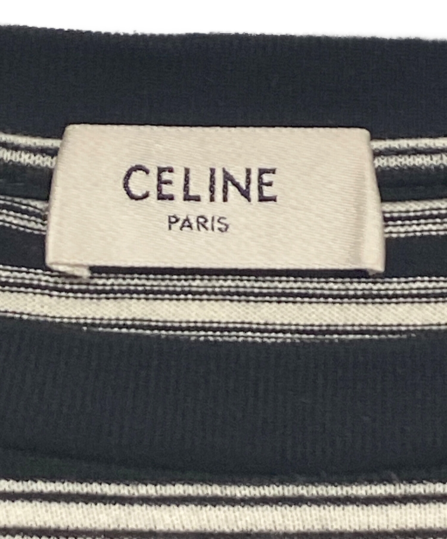 中古・古着通販】CELINE (セリーヌ) ボーダー ロングポケット 