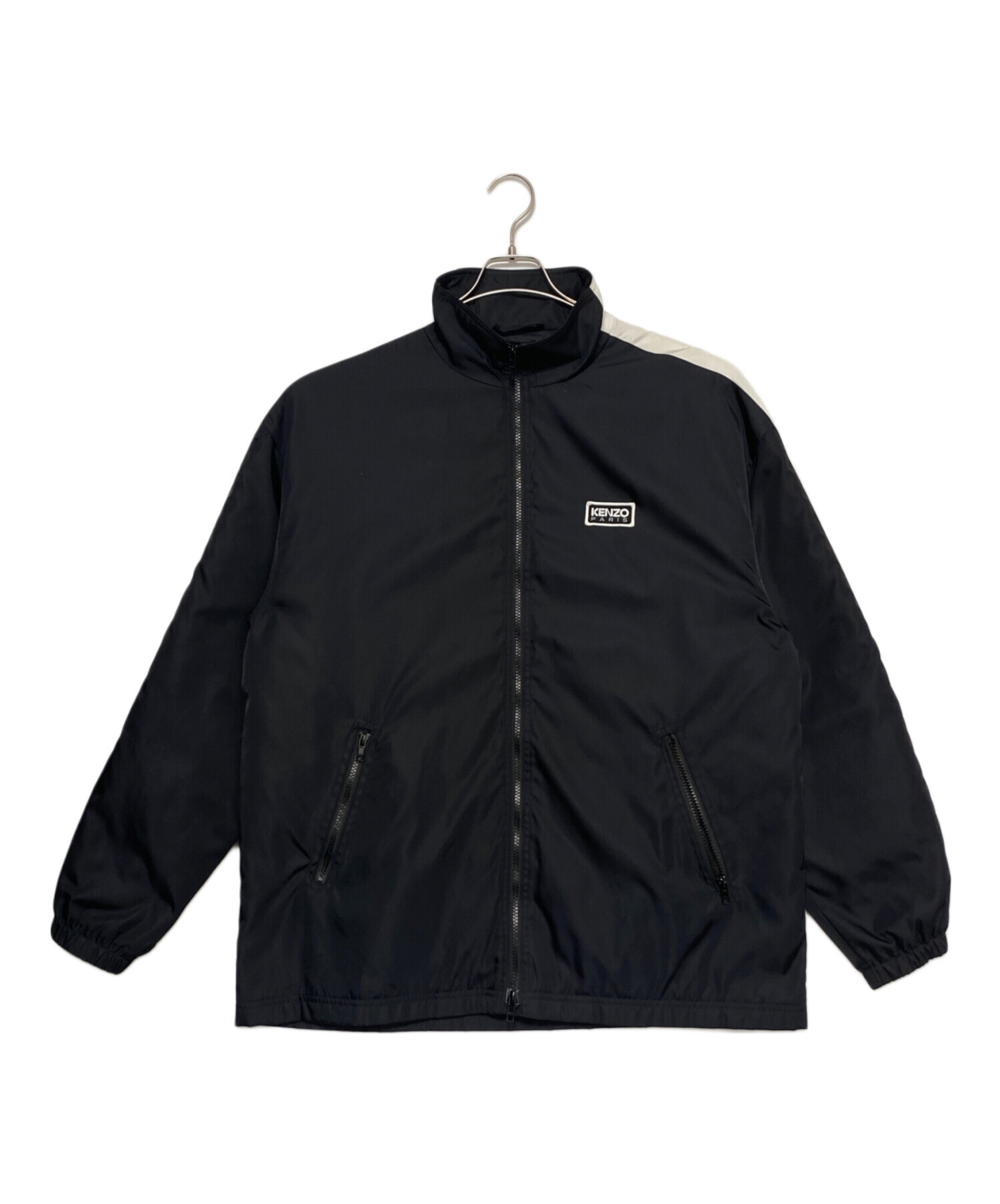 【未使用に近い】KENZO トラックジャケット BLACK〈定価95,700円〉 中古・古着通販】KENZO (ケンゾー) ナイロントラックジャケット