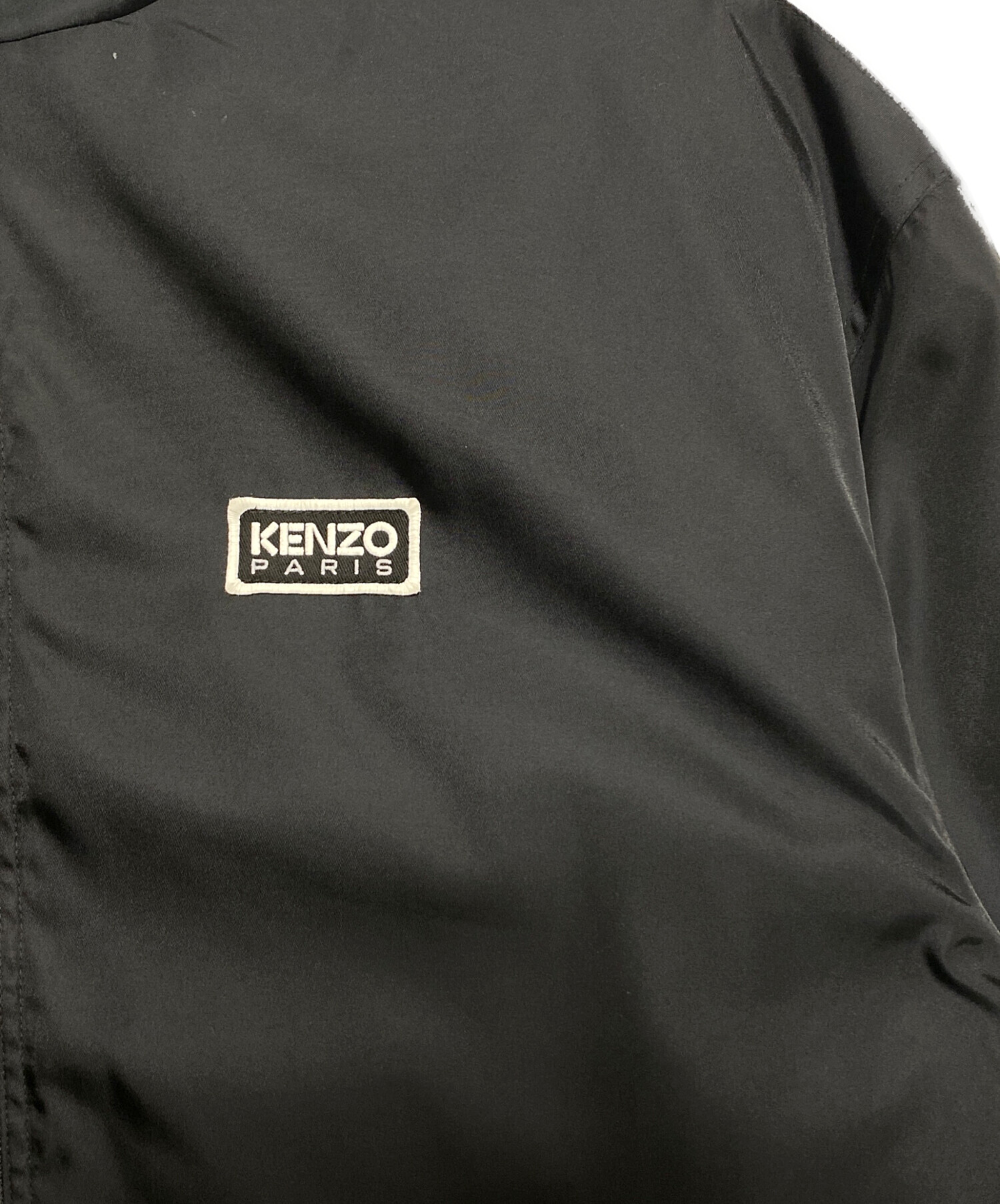 【未使用に近い】KENZO トラックジャケット BLACK〈定価95,700円〉 中古・古着通販】KENZO (ケンゾー) ナイロントラックジャケット