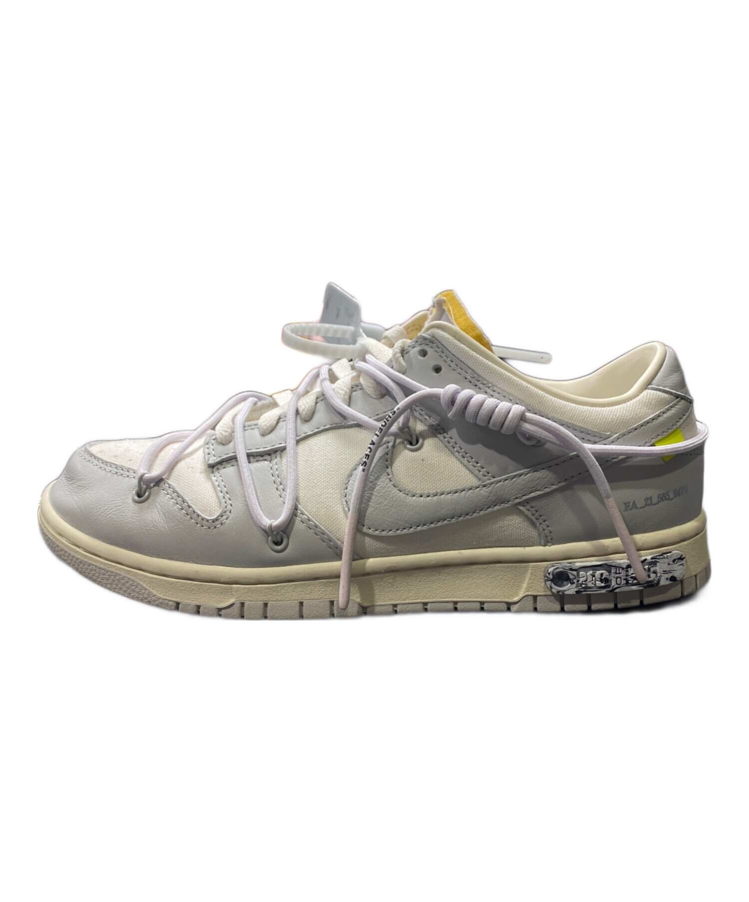 中古・古着通販】NIKE (ナイキ) OFFWHITE (オフホワイト) Dunk Low 1 