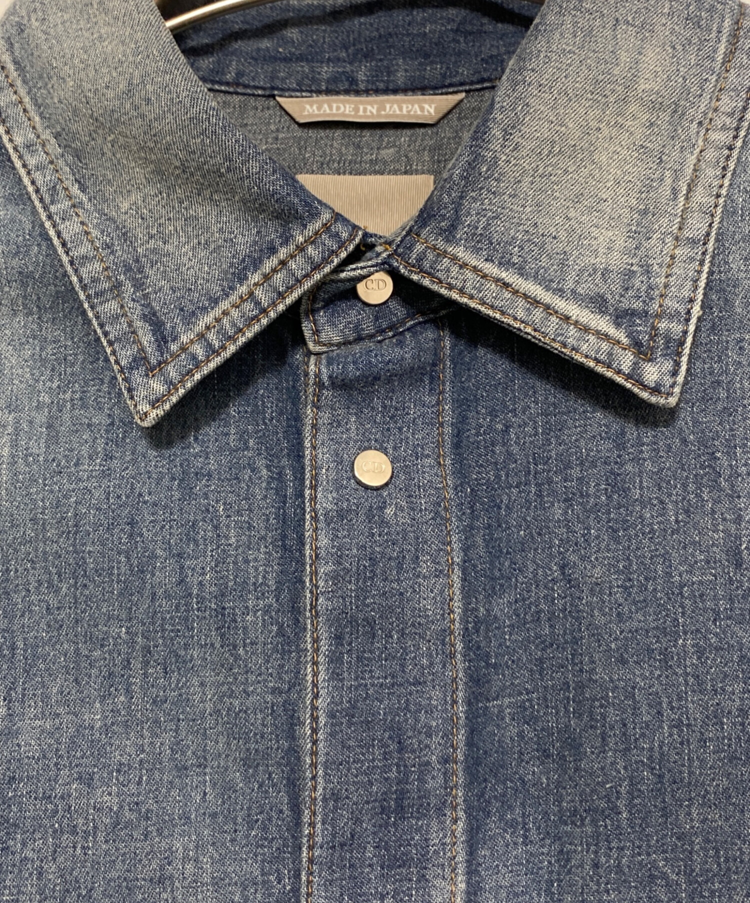 中古・古着通販】Dior (ディオール) 26SS Cotton Shirt スカイブルー