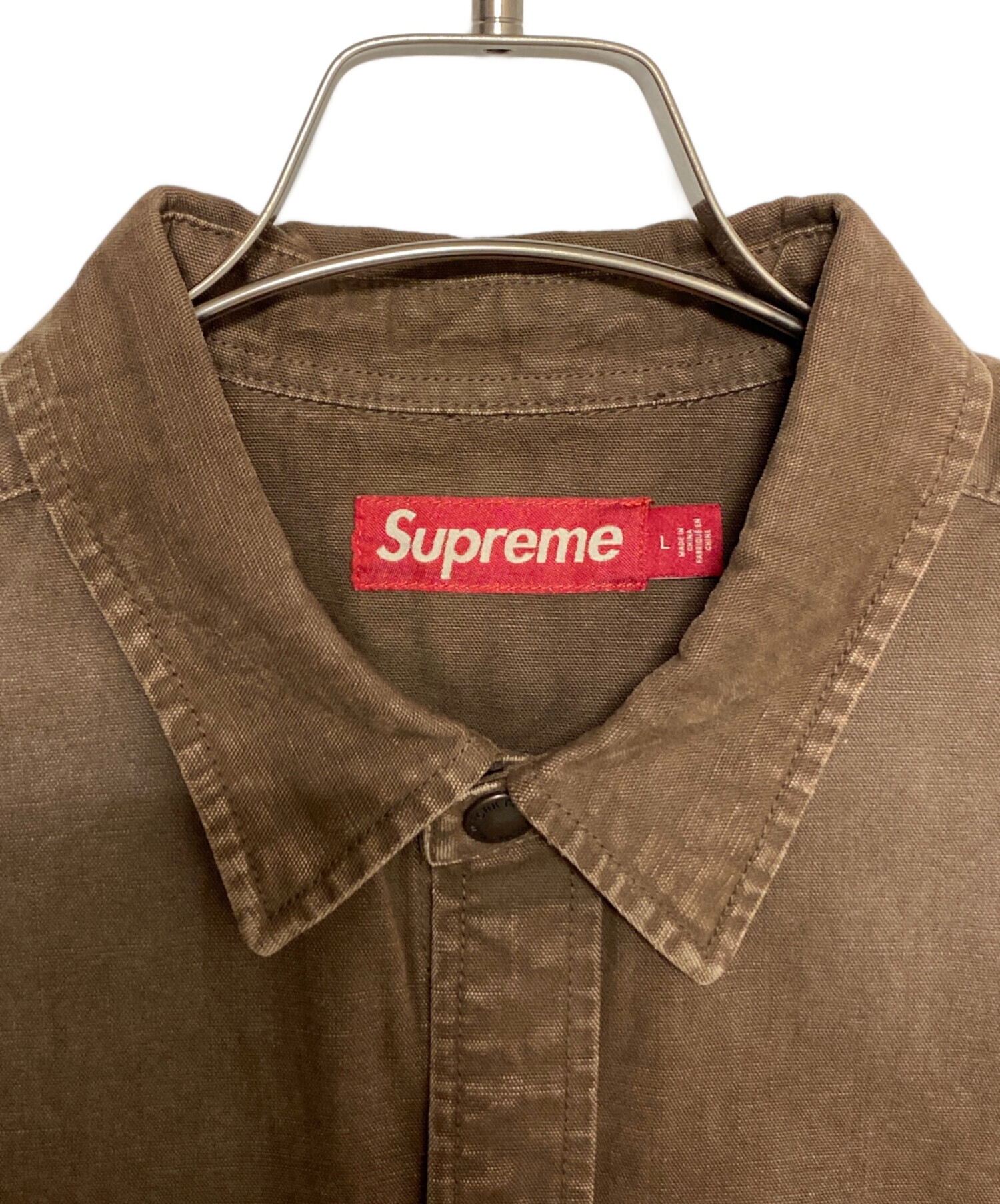 中古・古着通販】Supreme (シュプリーム) Worn Snap Painter Shirt