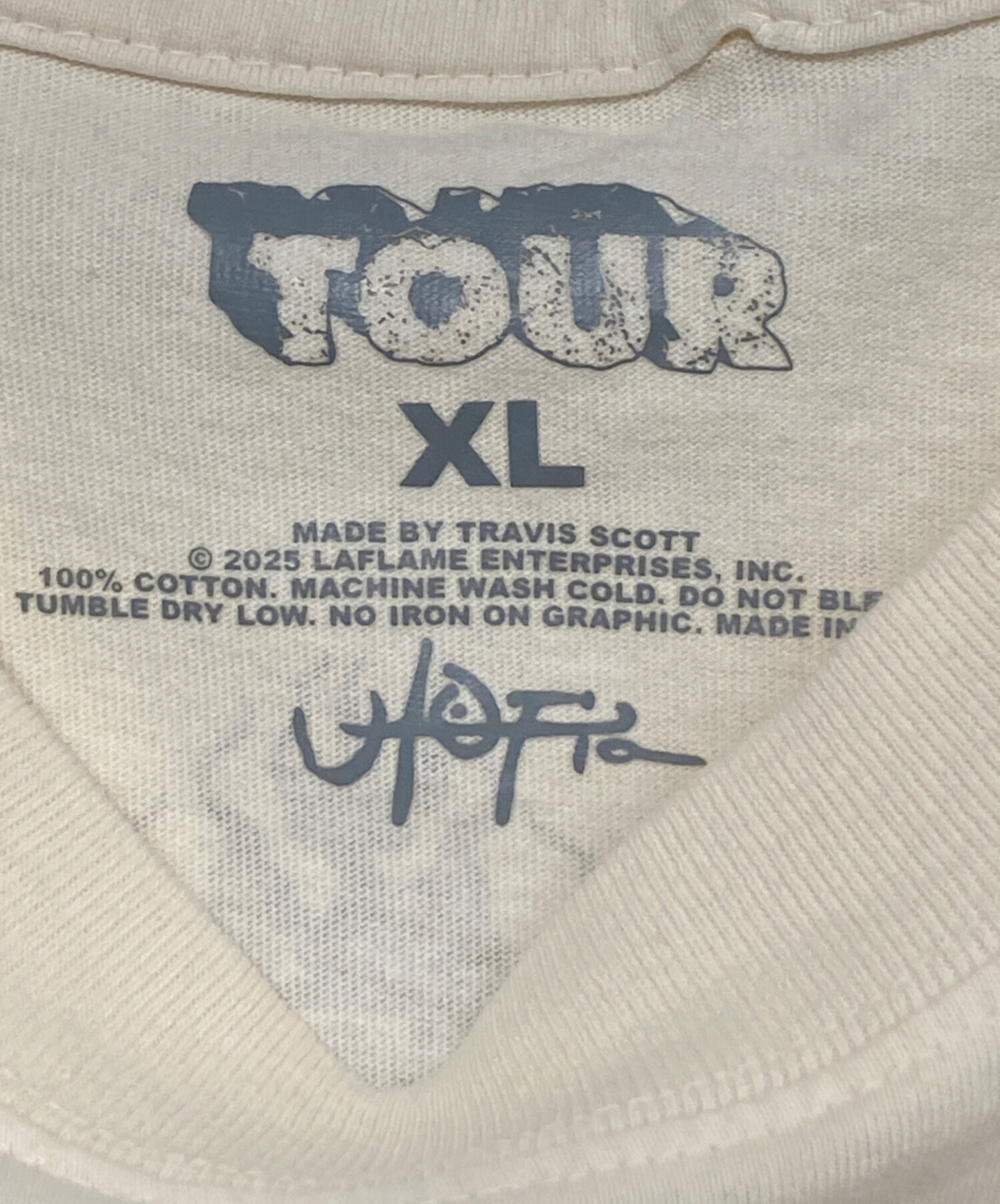 トラビススコット travis scott ワッペン デニム 古着 ストレート 中古・古着通販】Travis Scott (トラヴィススコット) Maximus in Tokyo