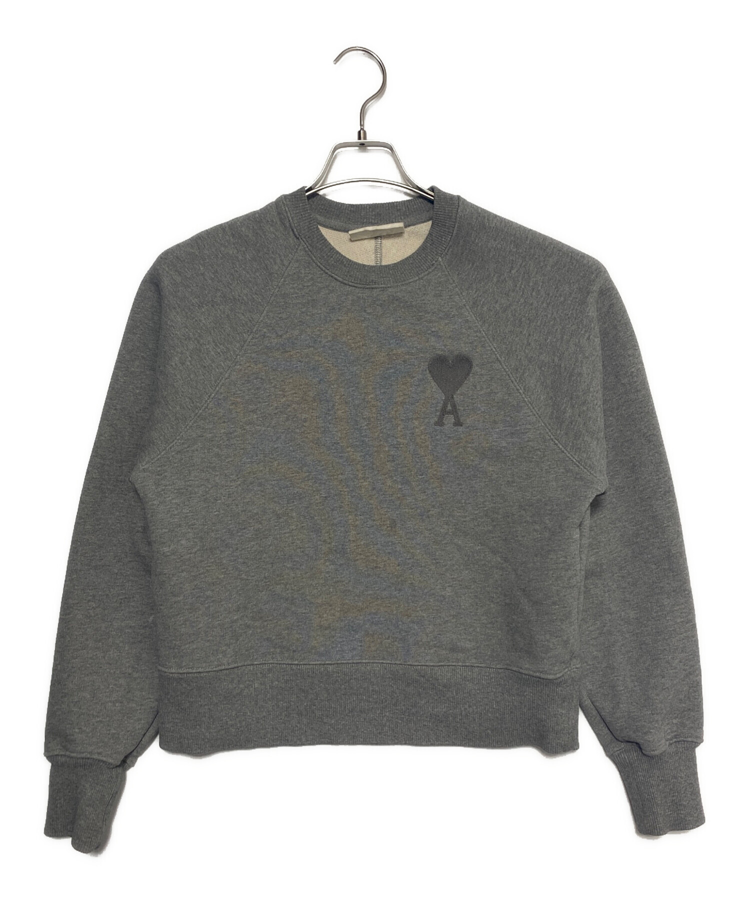 中古・古着通販】ami (アミ) クルーネックスウェット グレー サイズ:XS 