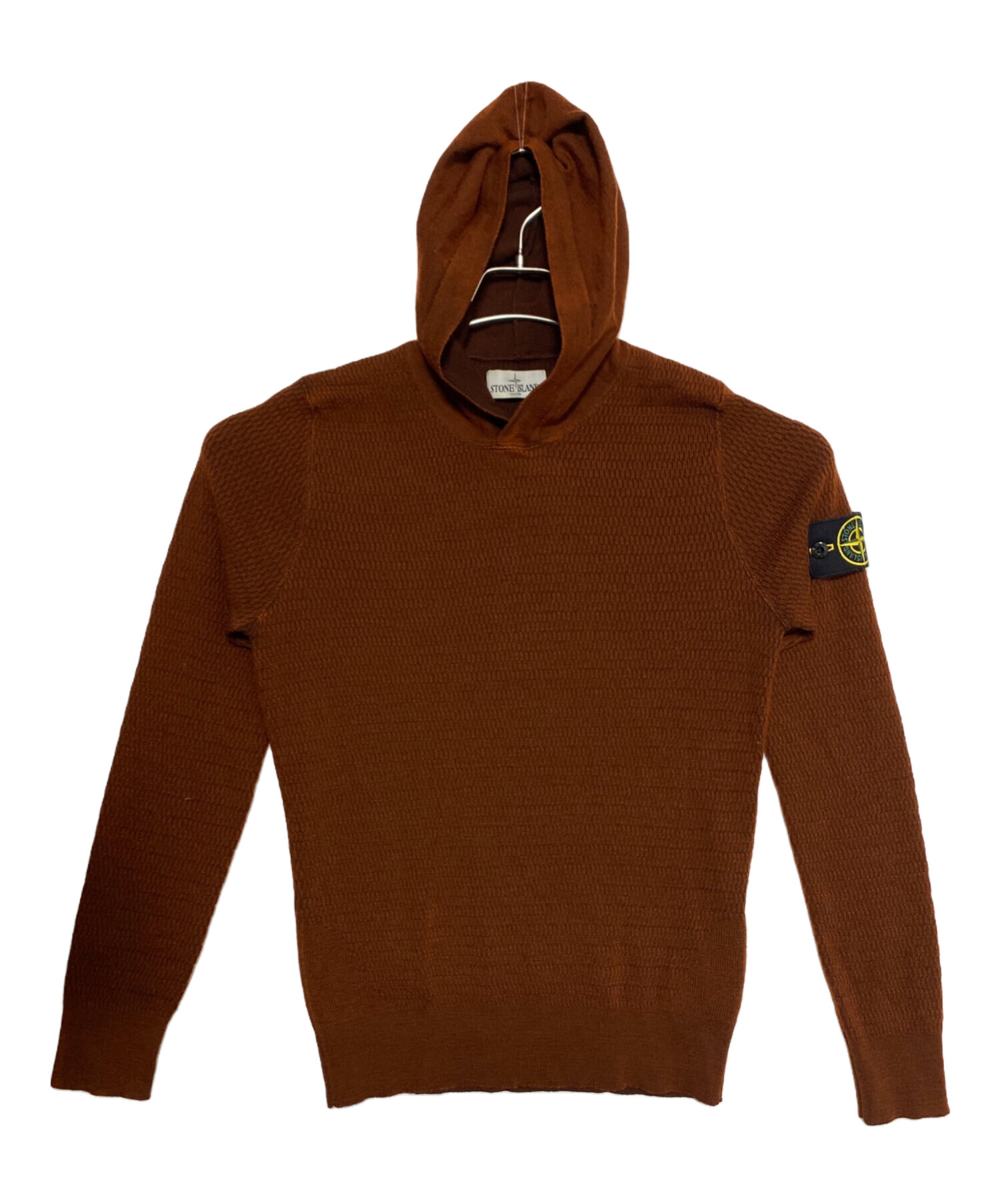 ストーンアイランド 2010AW ウール切替ニットパーカー S イタリア製 中古・古着通販】STONE ISLAND (ストーンアイランド) ニットパーカー
