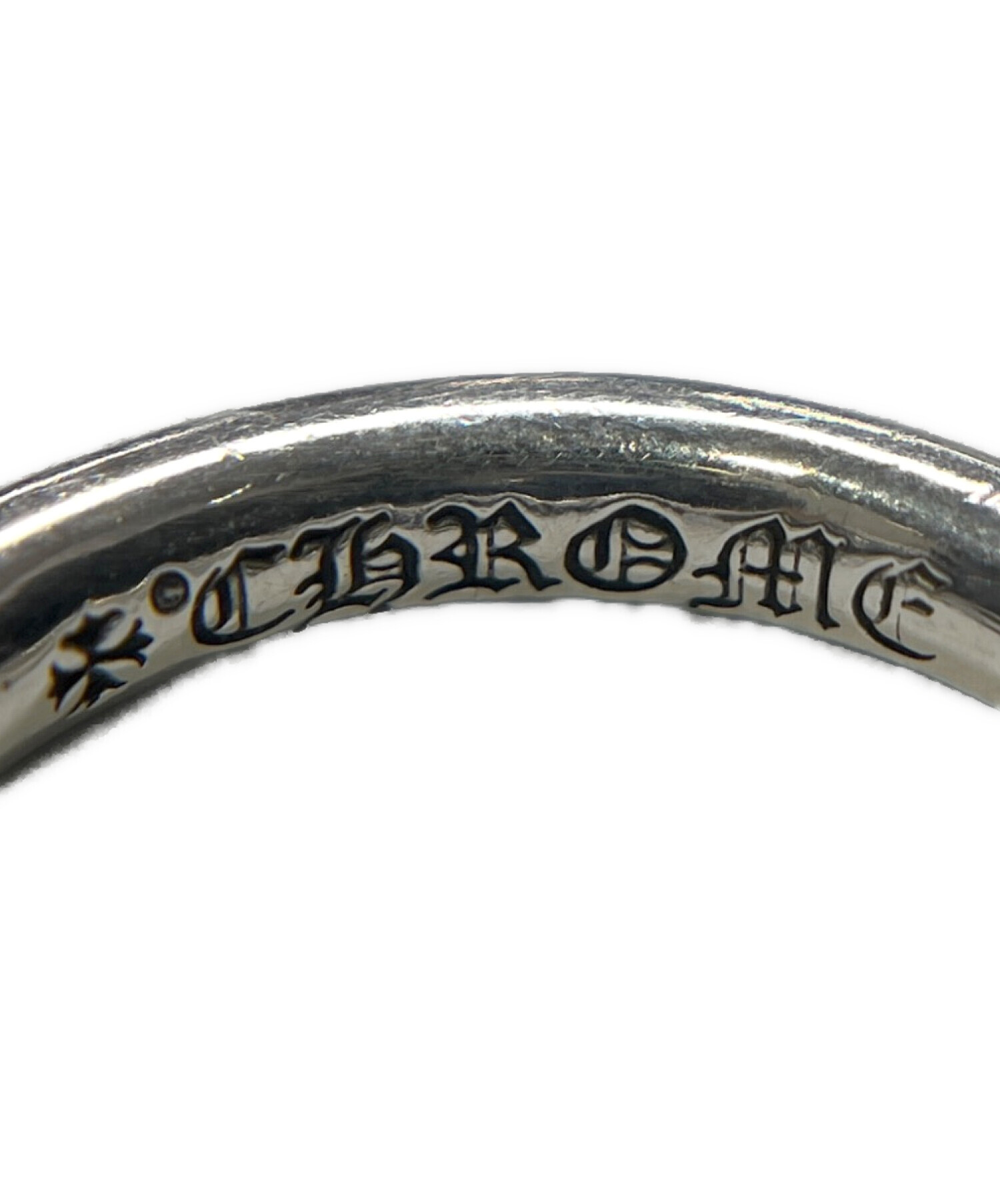 CHROMEHEARTS クロムハーツNAILCRSBALLバングル＊価格見直し 中古・古着通販】CHROME HEARTS (クロムハーツ) NAIL CRSBALL シルバー