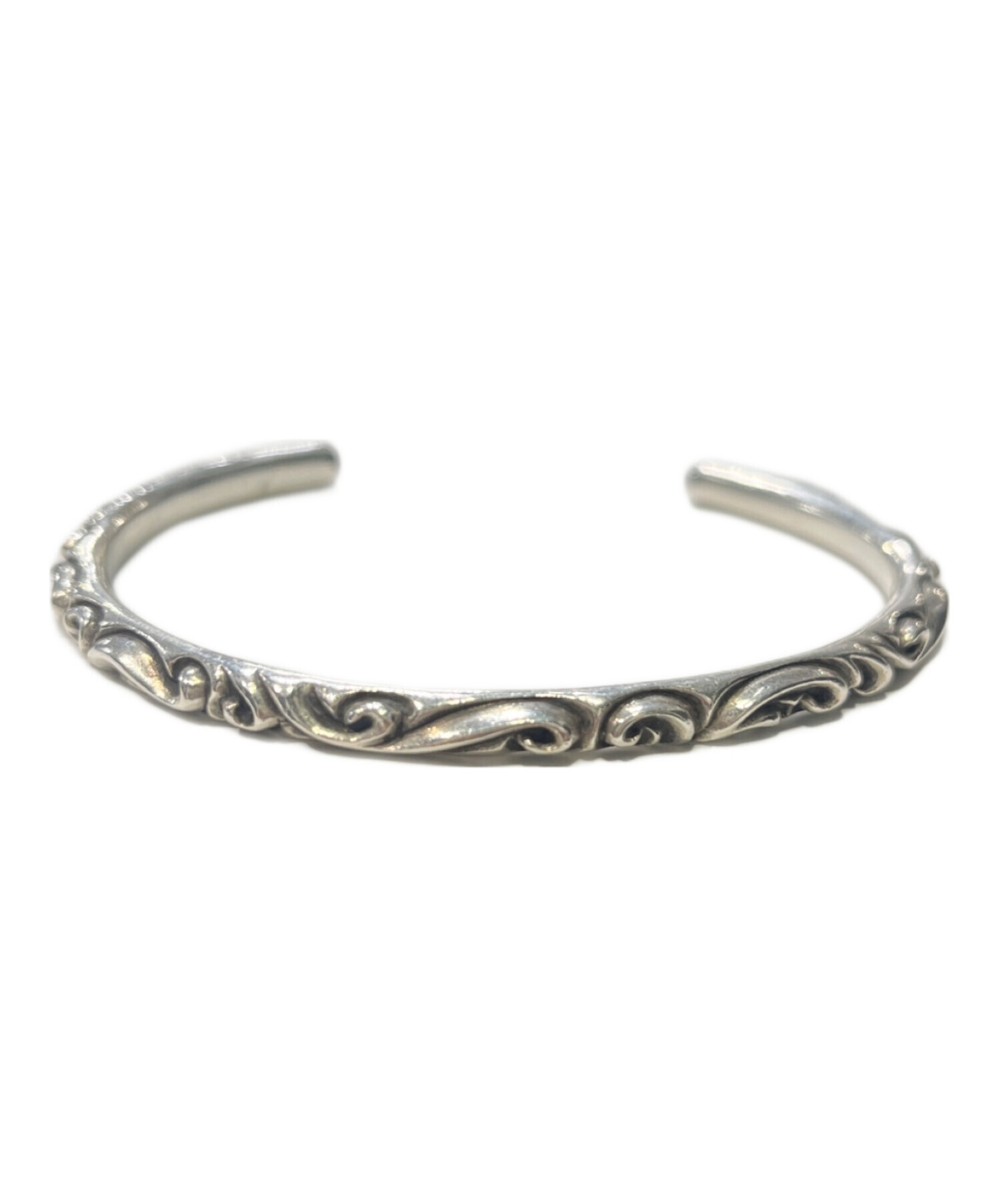 中古・古着通販】CHROME HEARTS (クロムハーツ) BANGLE SCROLL サイズ 中古・古着通販】CHROME HEARTS (クロムハーツ) BANGLE SCROLL サイズ
