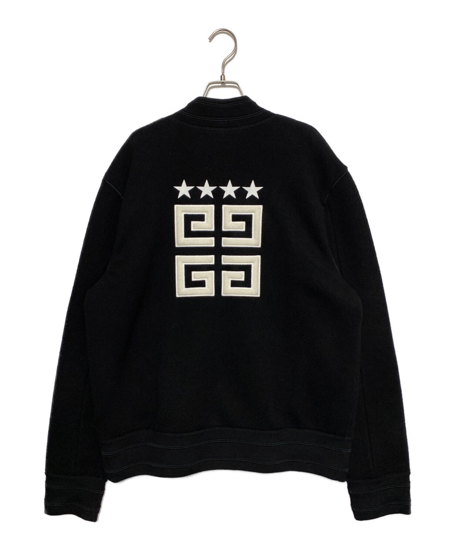 ほぼ未使用 GIVENCHY 4G ボンバージャケット ブルゾン ジバンシー 中古・古着通販】GIVENCHY (ジバンシィ) 4Gロゴ ウール製 ボンバー