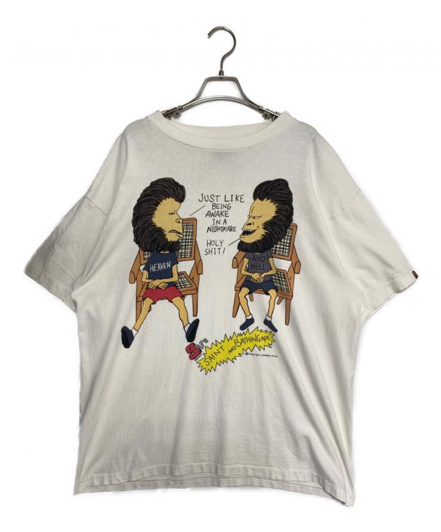 【未使用品　送料無料】セントマイケル　エイプ　Tシャツ　サイズs 中古・古着通販】SAINT MICHAEL (セントマイケル) A BATHING APE (ア