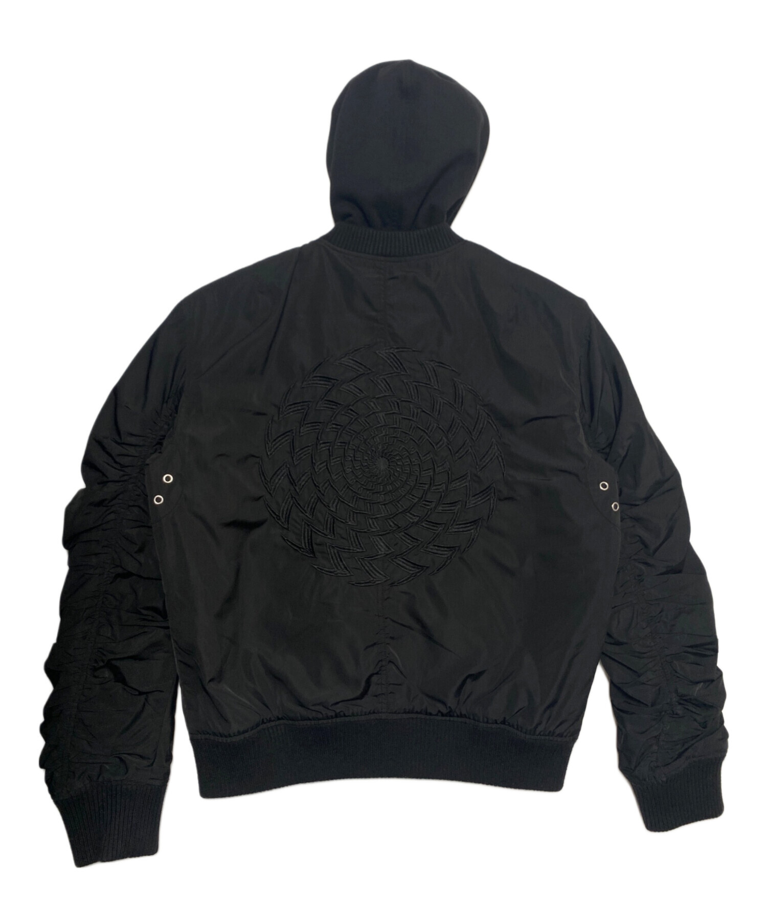 中古・古着通販】DIESEL (ディーゼル) 背面刺繍 MA-1 ブラック サイズ
