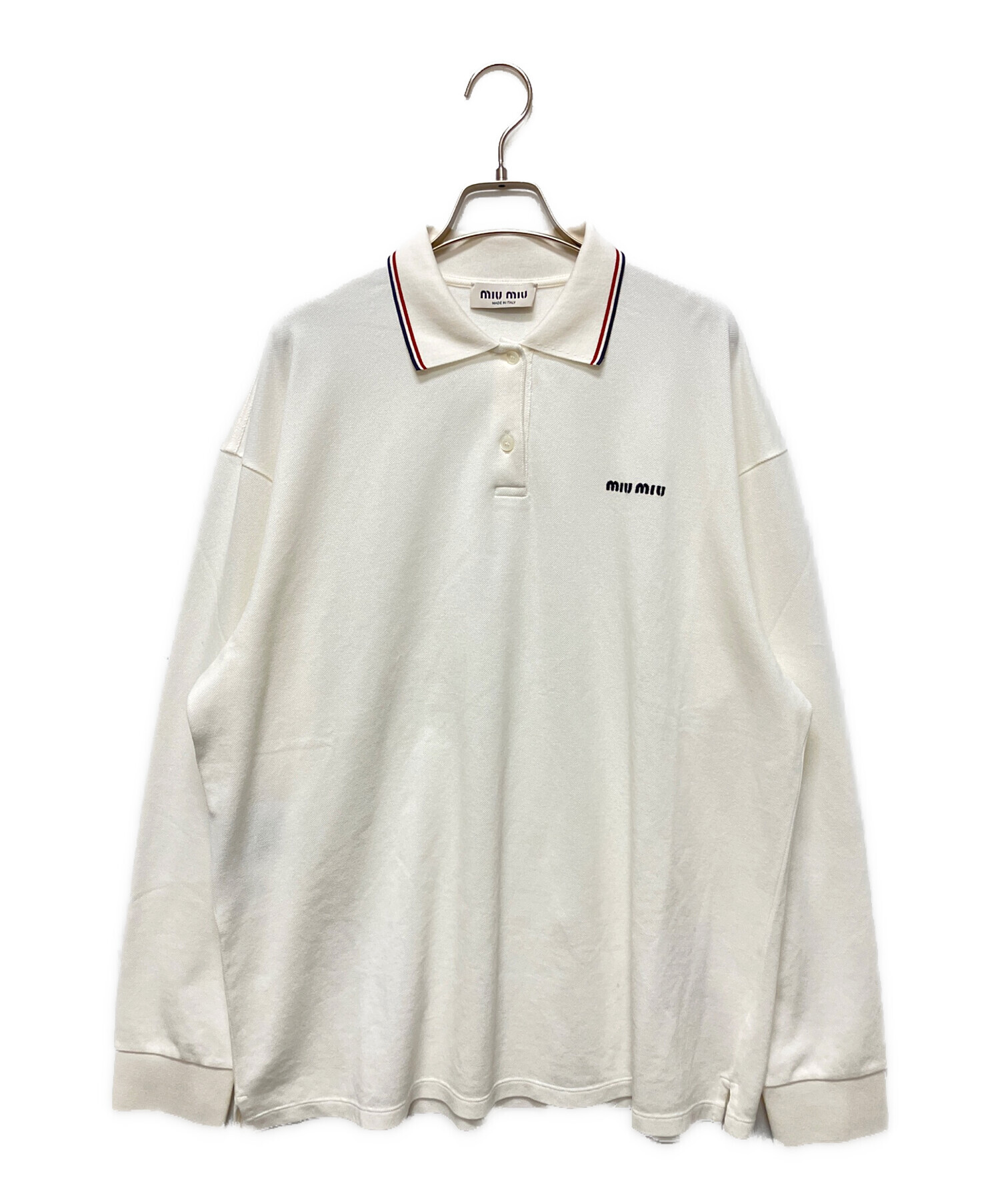 中古・古着通販】MIU MIU (ミュウミュウ) コットンピケ ポロシャツ