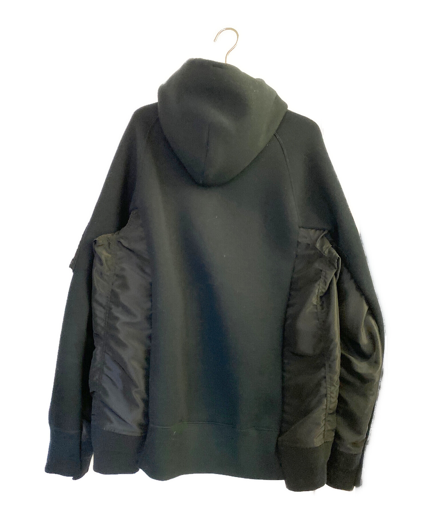 中古・古着通販】sacai (サカイ) Sponge Sweat x Nylon Twill Hoodie
