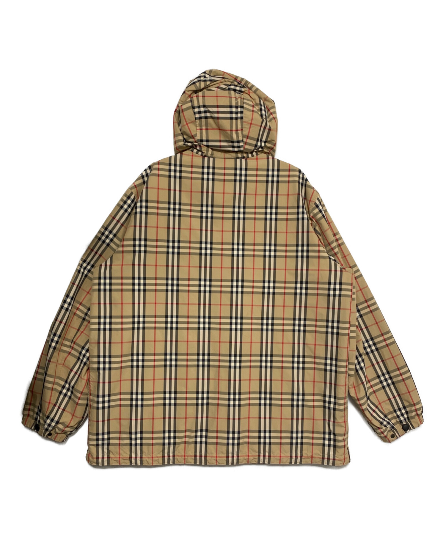 中古・古着通販】BURBERRY (バーバリー) Checked Reversible Hooded