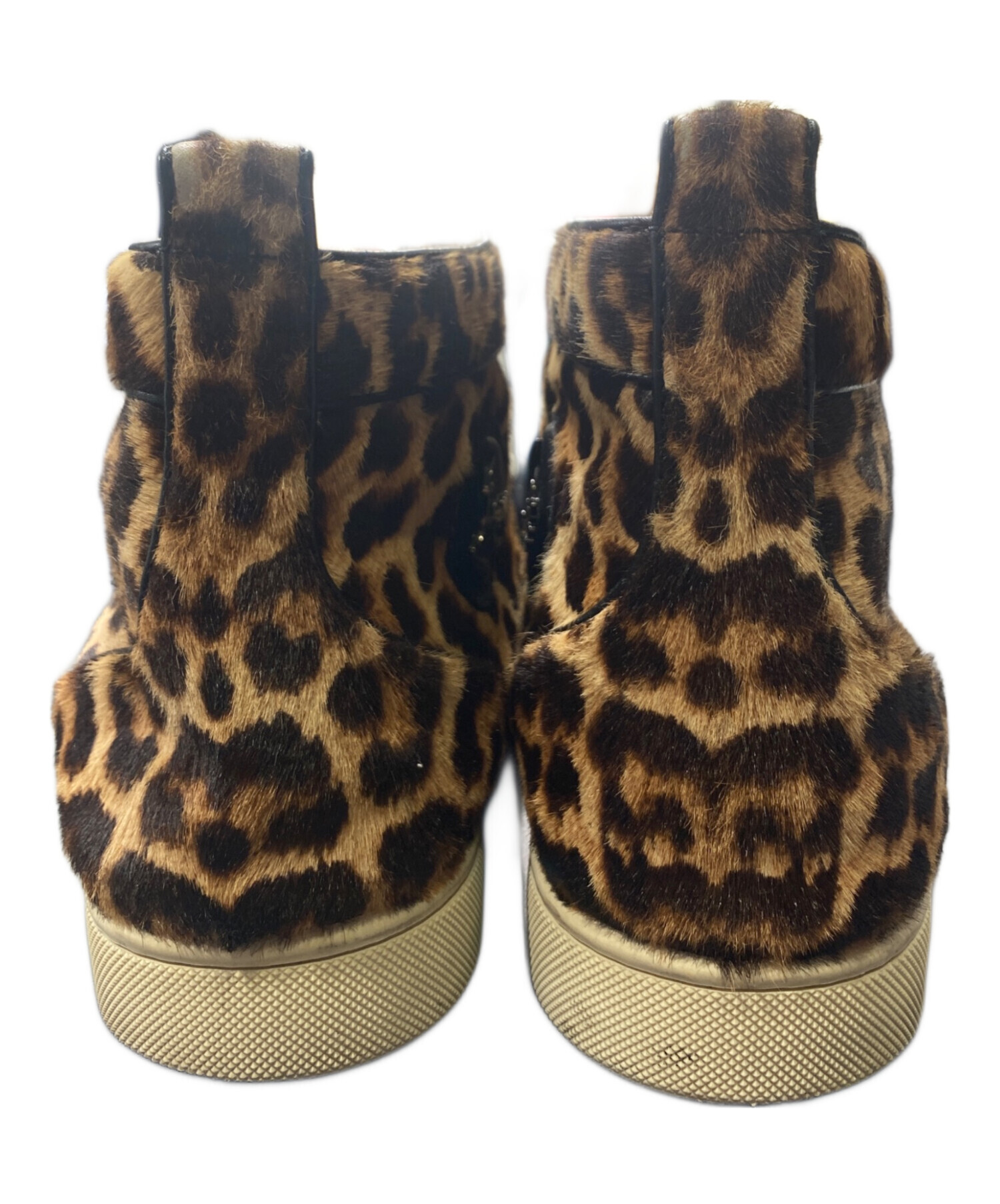 ルブタン　ハラコ　ヒョウ柄　25.5 26.0 正規品　サイズ41 中古・古着通販】Christian Louboutin (クリスチャン・ルブタン