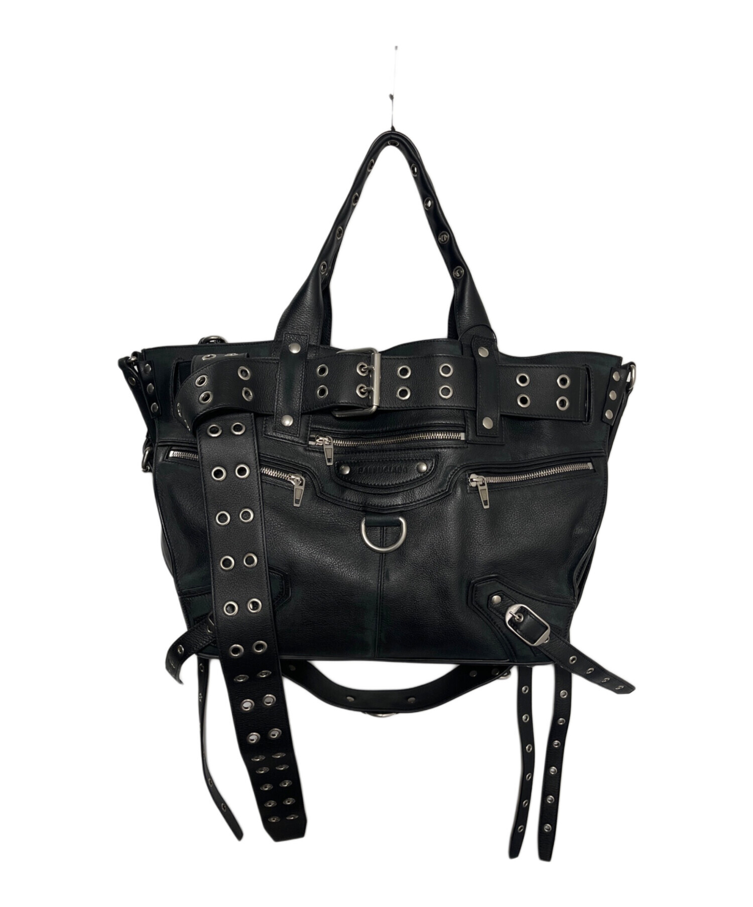 Balenciaga europal! エコバッグ 黒 中古・古着通販】BALENCIAGA (バレンシアガ) Emo Large Tote Bag