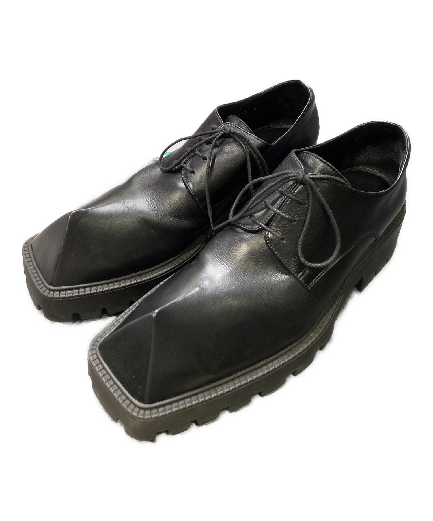 最安値　購入レシート付き　balenciaga rhino Derby 中古・古着通販】BALENCIAGA (バレンシアガ) Rhino Derby ブラック