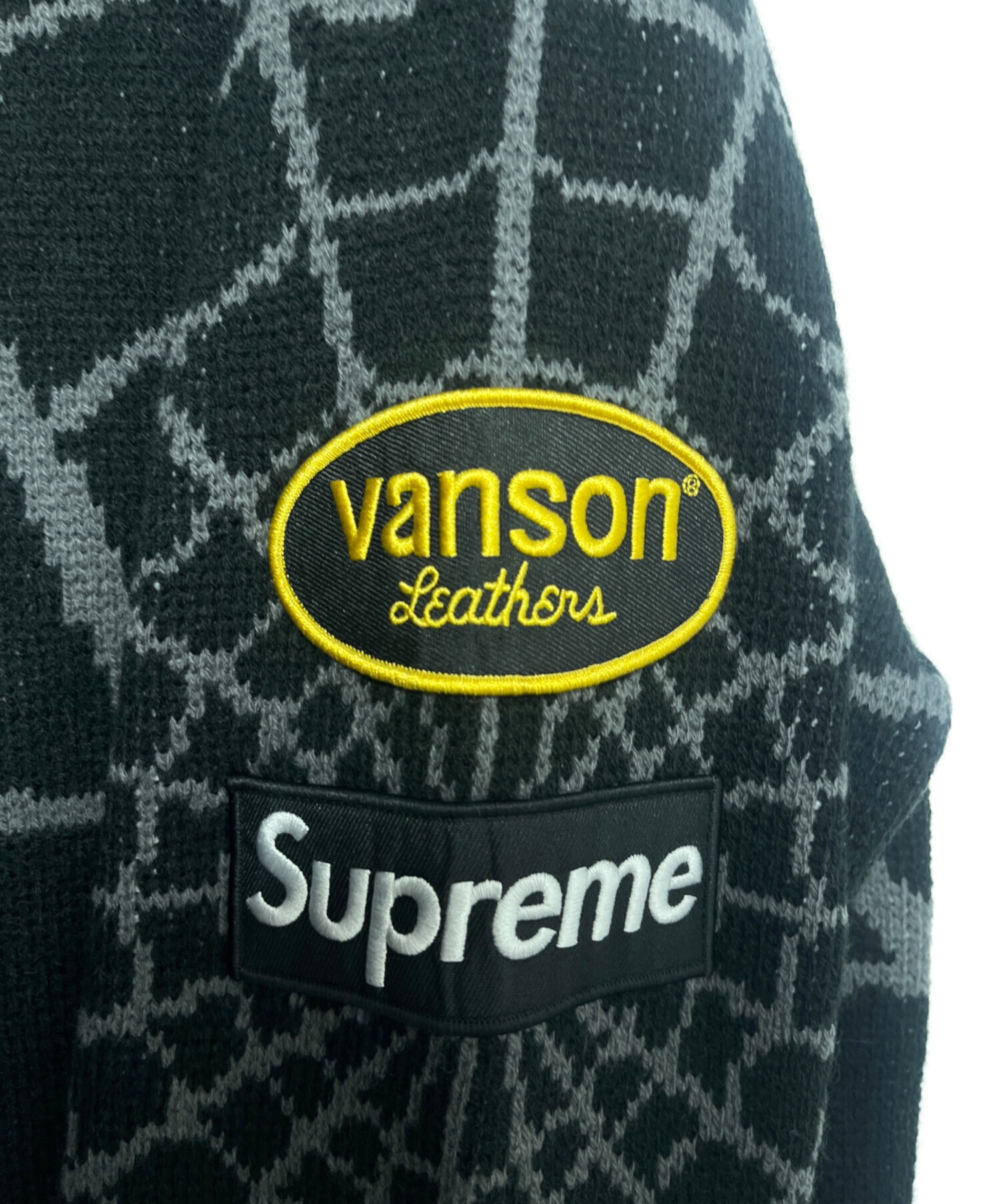 【中古】Supreme×Vanson Leathers Sweater L カモ シュプリーム バンソン[92][240092321758] 中古・古着通販】Supreme (シュプリーム) VANSON (バンソン) Spider