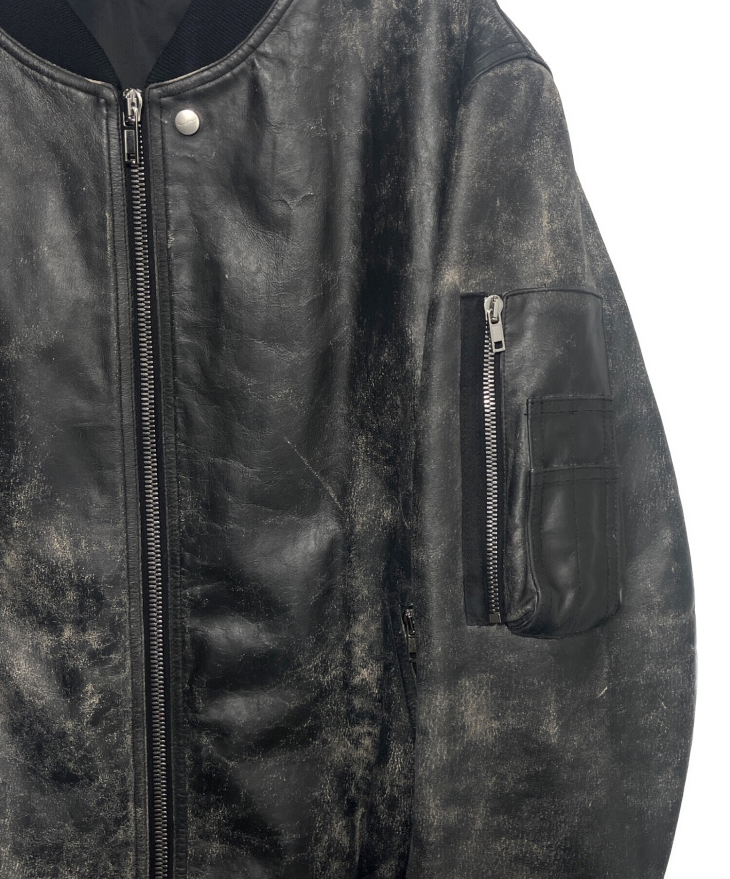 Rick Owens リックオウエンス レザー ジャケット 新品即発送25ss 中古・古着通販】RICK OWENS (リックオウエンス) 25SS Long-sleeved