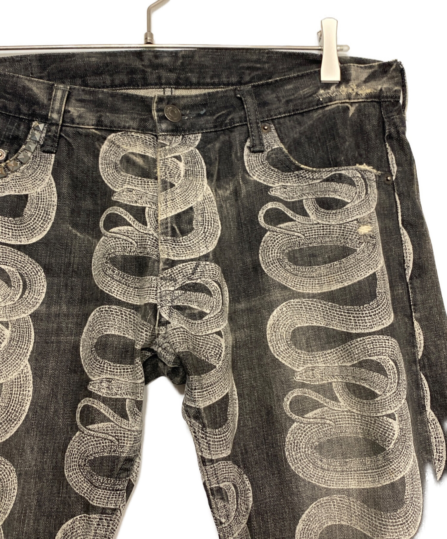 パンツ 00s THEE HYSTERIC XXX studs flare pants 中古・古着通販】Thee Hysteric XXX (ジィ ヒステリックトリプル
