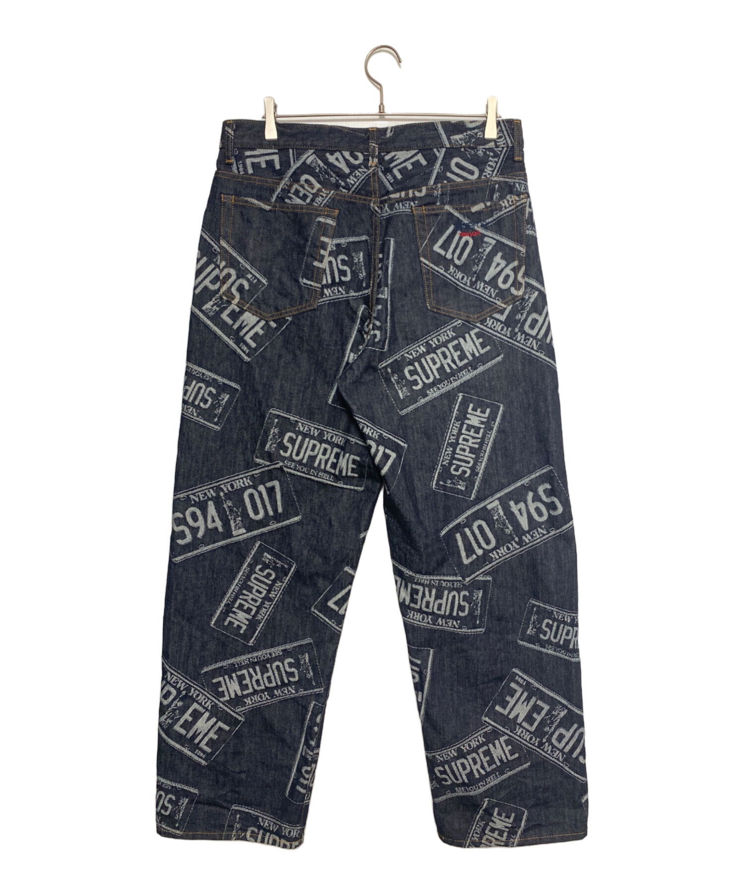 中古・古着通販】SUPREME (シュプリーム) License Plate Baggy Jean
