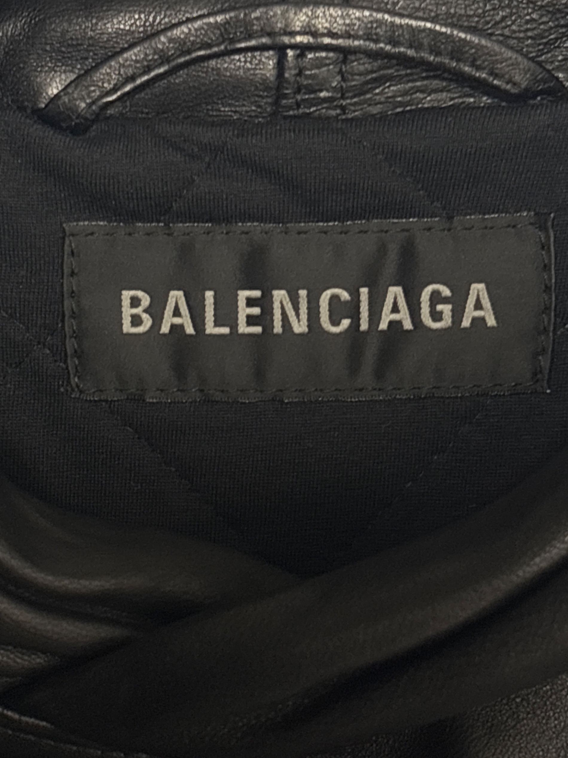 中古・古着通販】BALENCIAGA (バレンシアガ) Oversized Leather Hoodie
