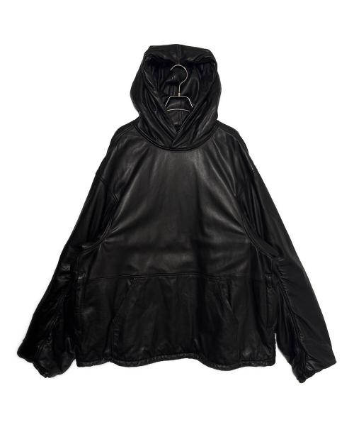 中古・古着通販】BALENCIAGA (バレンシアガ) Oversized Leather Hoodie