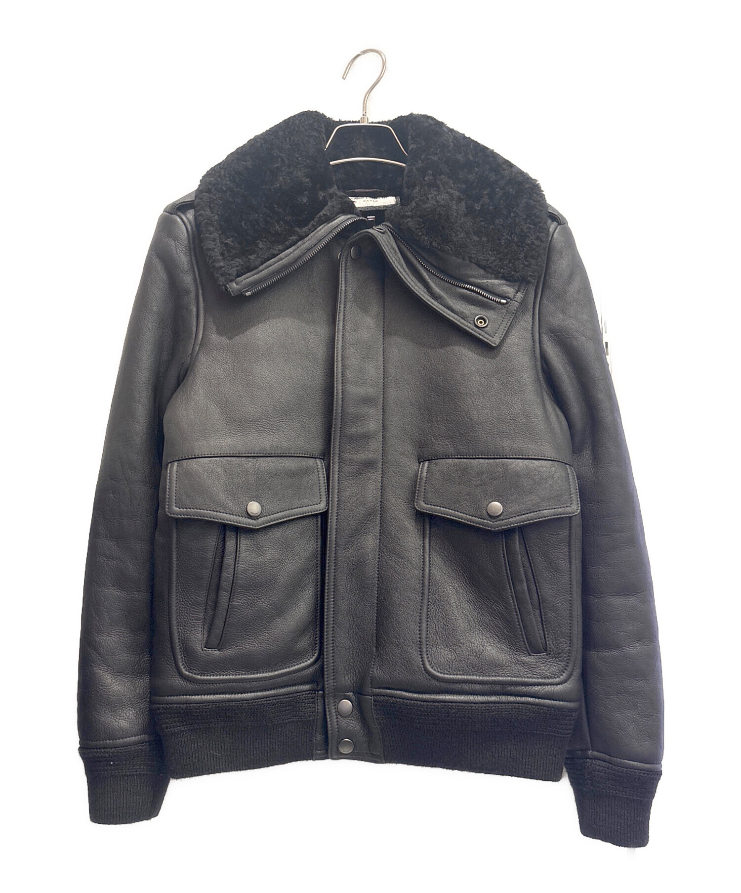 サンローランパリムートンジャケットサイズ44です。 中古・古着通販】Saint Laurent Paris (サンローランパリ