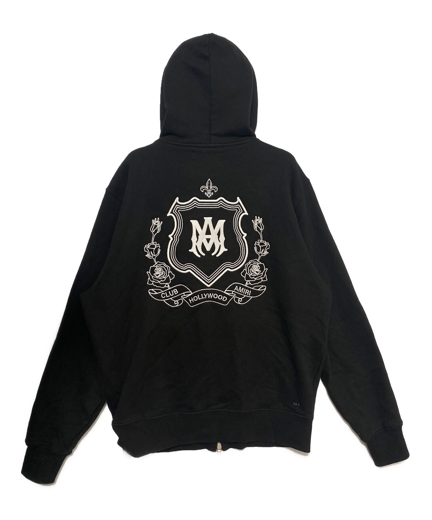中古・古着通販】AMIRI (アミリ) MA CREST ZIP フーディ ブラック