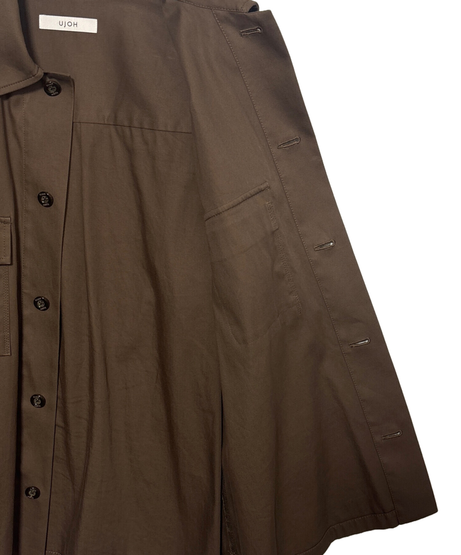 中古・古着通販】Ujoh (ウジョー) CPO BOX Shirt Blouson ブラウン