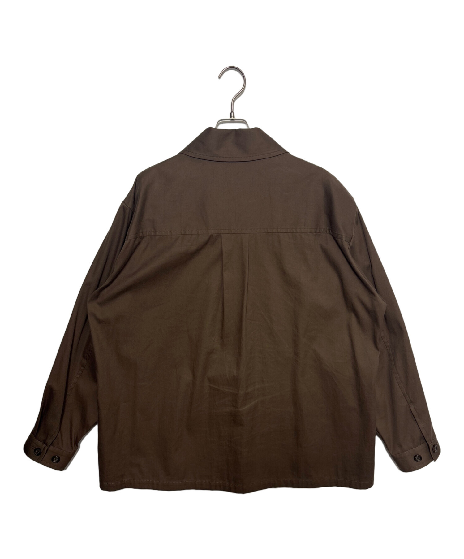 中古・古着通販】Ujoh (ウジョー) CPO BOX Shirt Blouson ブラウン