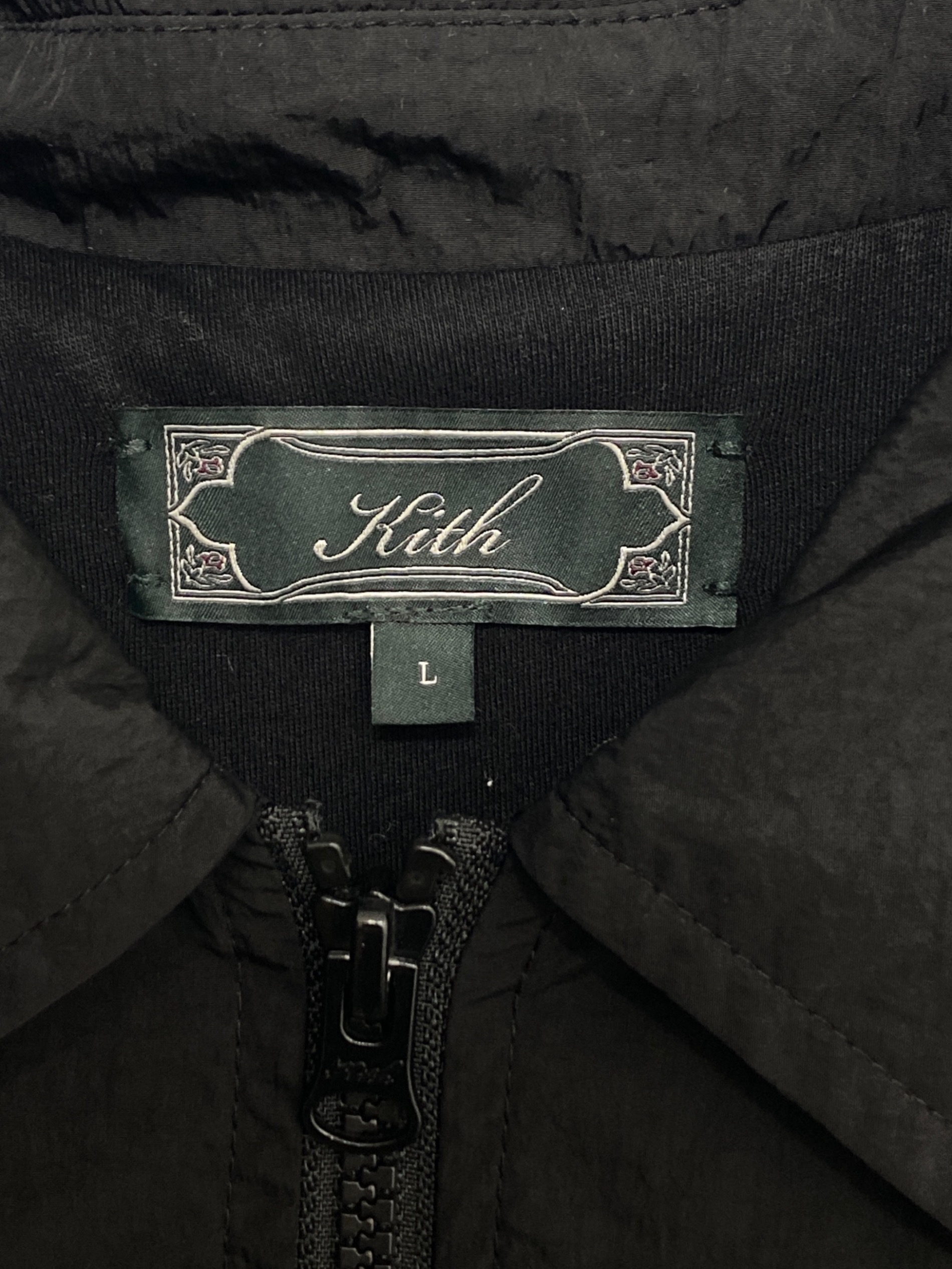 中古・古着通販】KITH (キス) ナイロンジャケット ブラック サイズ:L