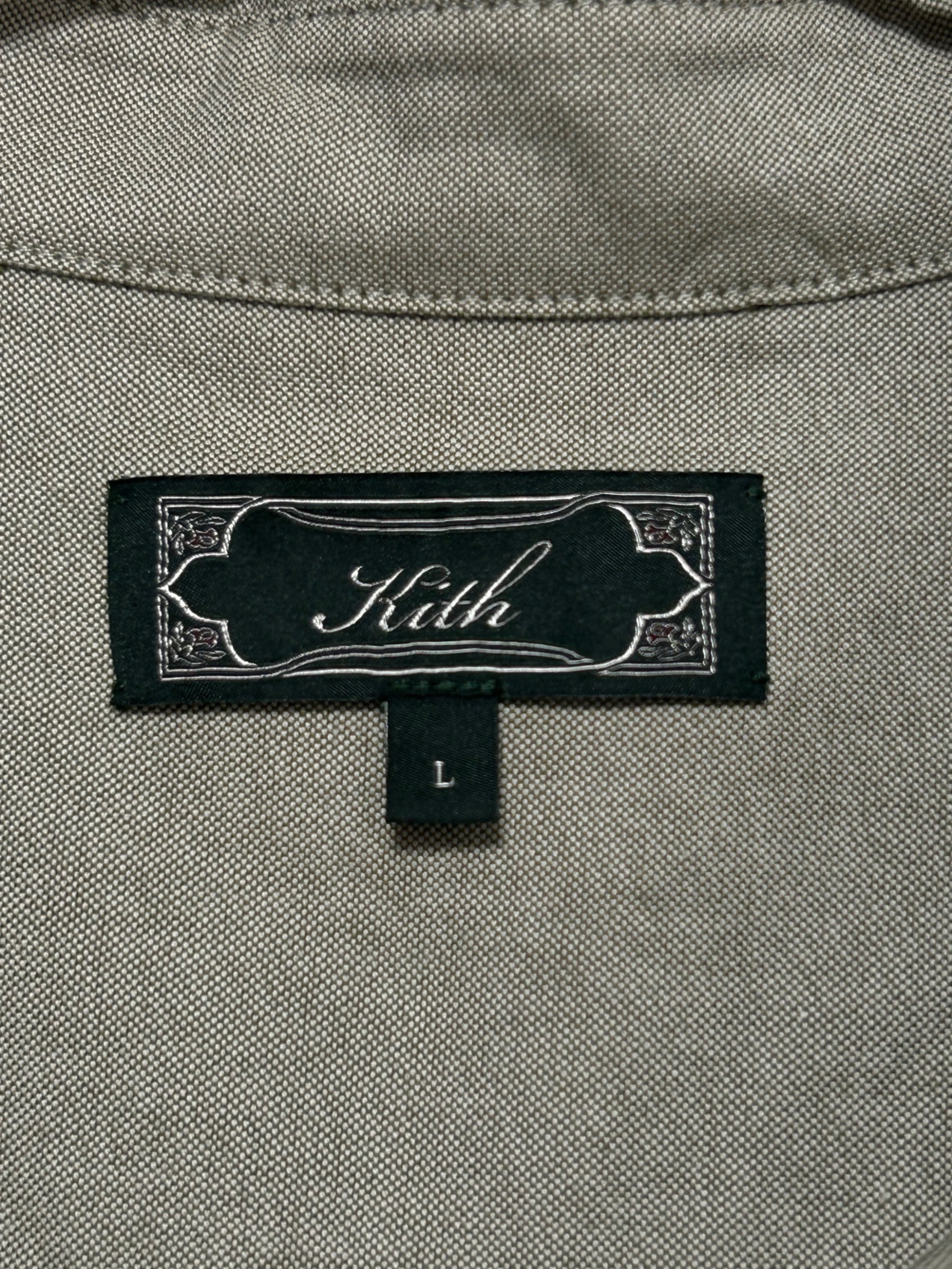 中古・古着通販】KITH (キス) シャツ ライトグレー サイズ:L｜ブランド
