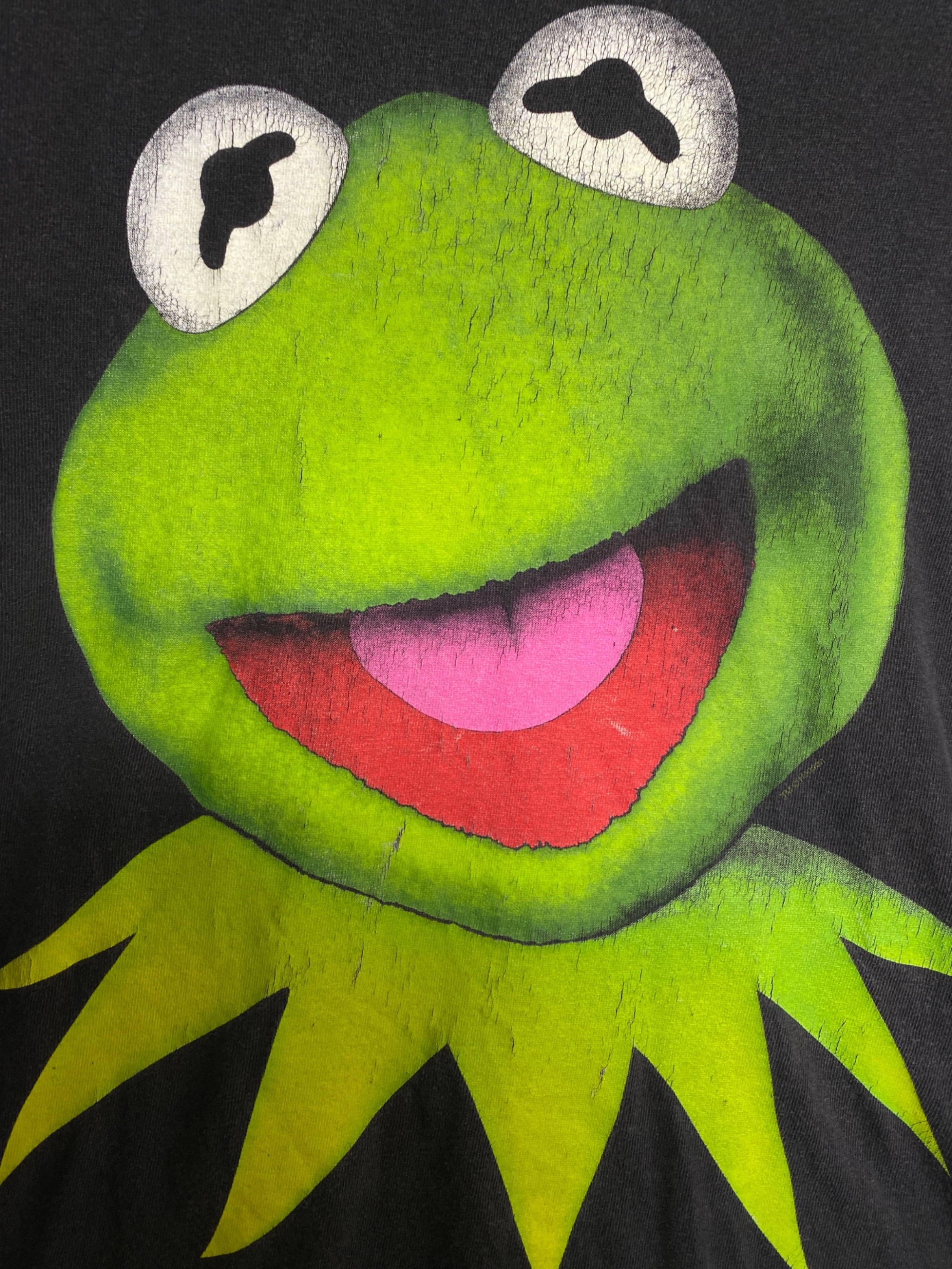 中古・古着通販】Kermit (カーミット) 90sカーミットTシャツ ブラック