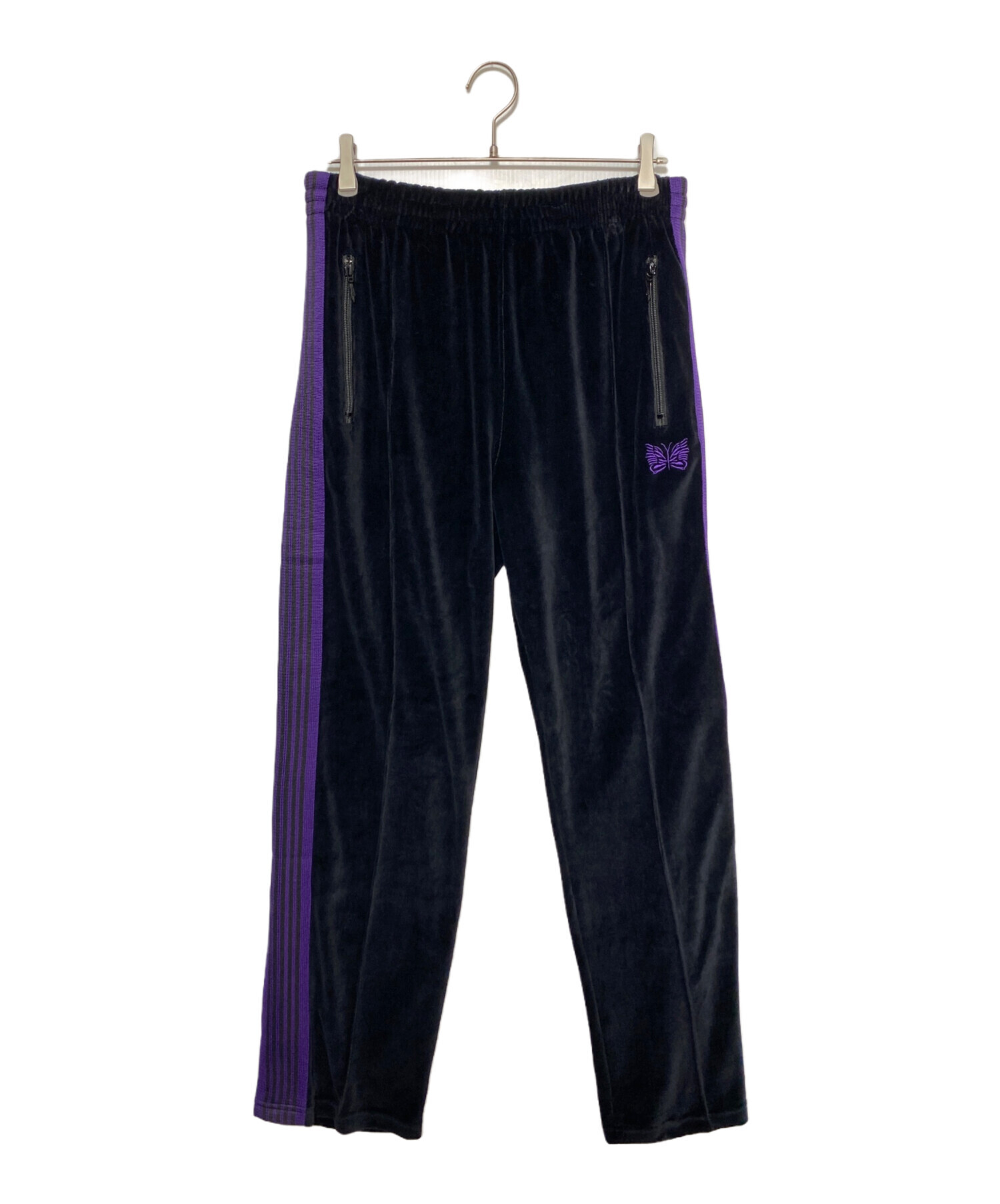 中古・古着通販】Needles (ニードルズ) VELOUR NARROW TRACK PANT