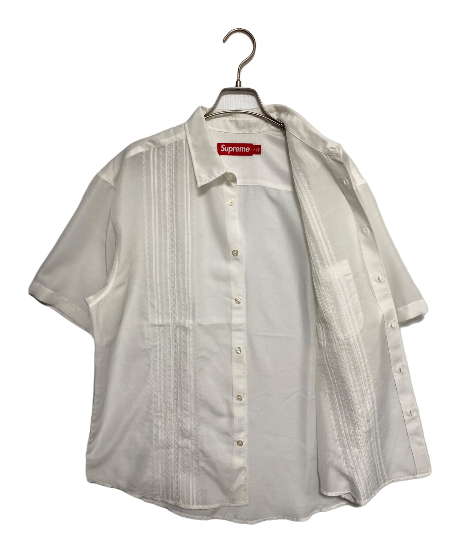 中古・古着通販】Supreme (シュプリーム) Pintuck S/S Shirt ホワイト