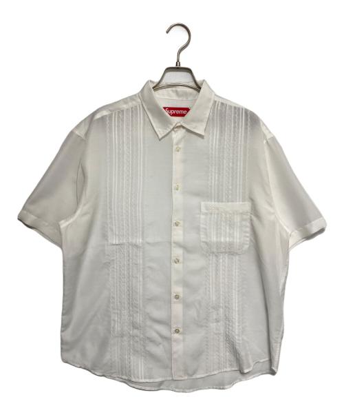 中古・古着通販】Supreme (シュプリーム) Pintuck S/S Shirt ホワイト