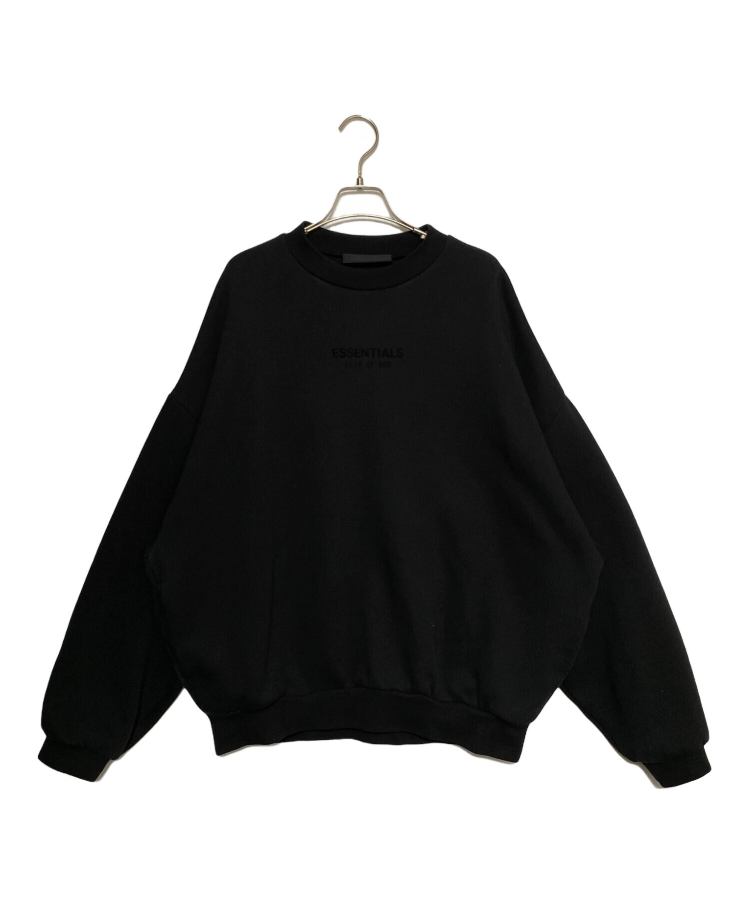 Fear of God ESSENTIALS スウェット M 黒 【古着】【中古】 中古・古着通販】FOG ESSENTIALS (フィアオブゴッド エッセンシャル