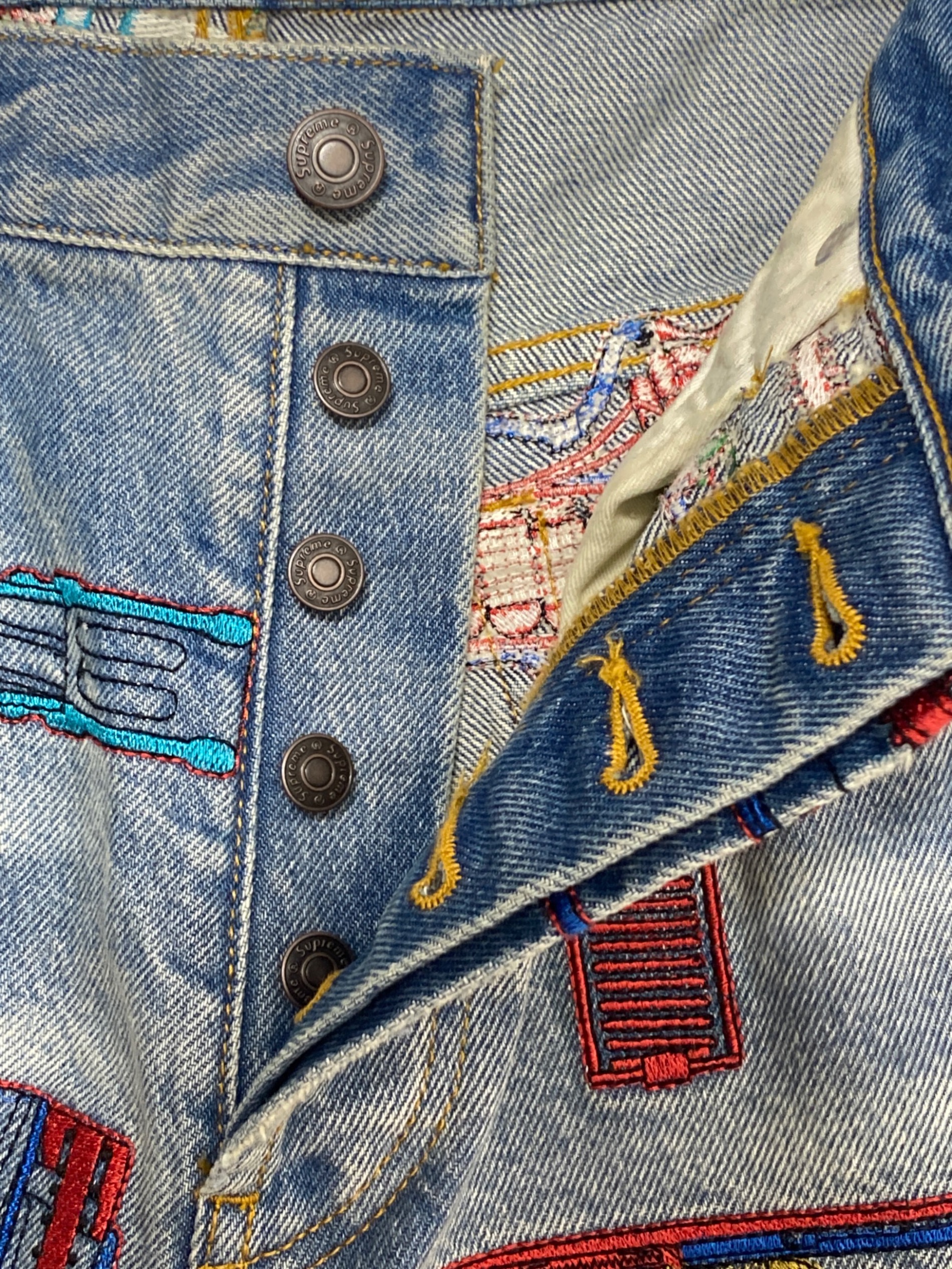 中古・古着通販】Supreme (シュプリーム) Guns Embroidered Loose Fit