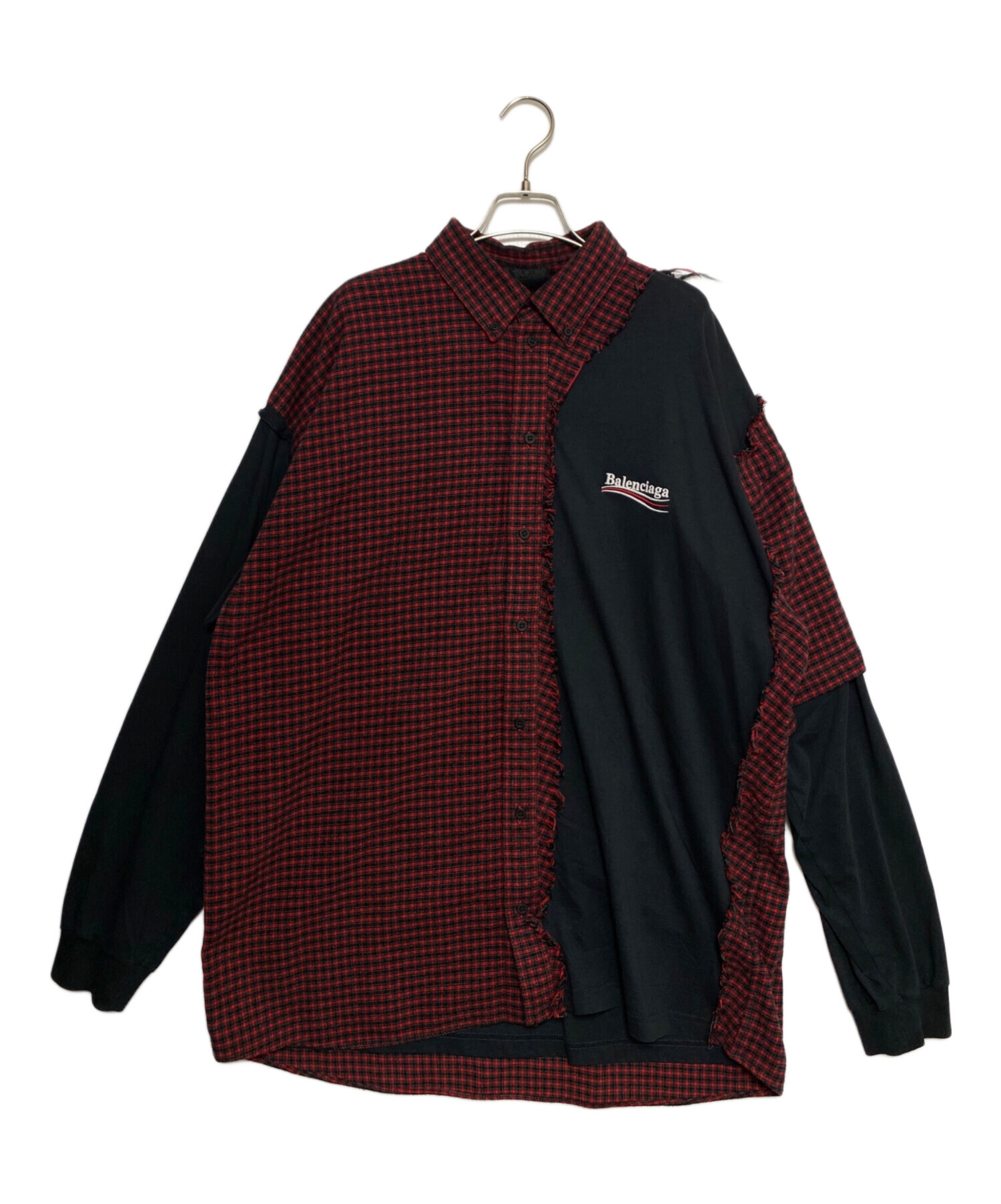 中古・古着通販】BALENCIAGA (バレンシアガ) Red & Black Check