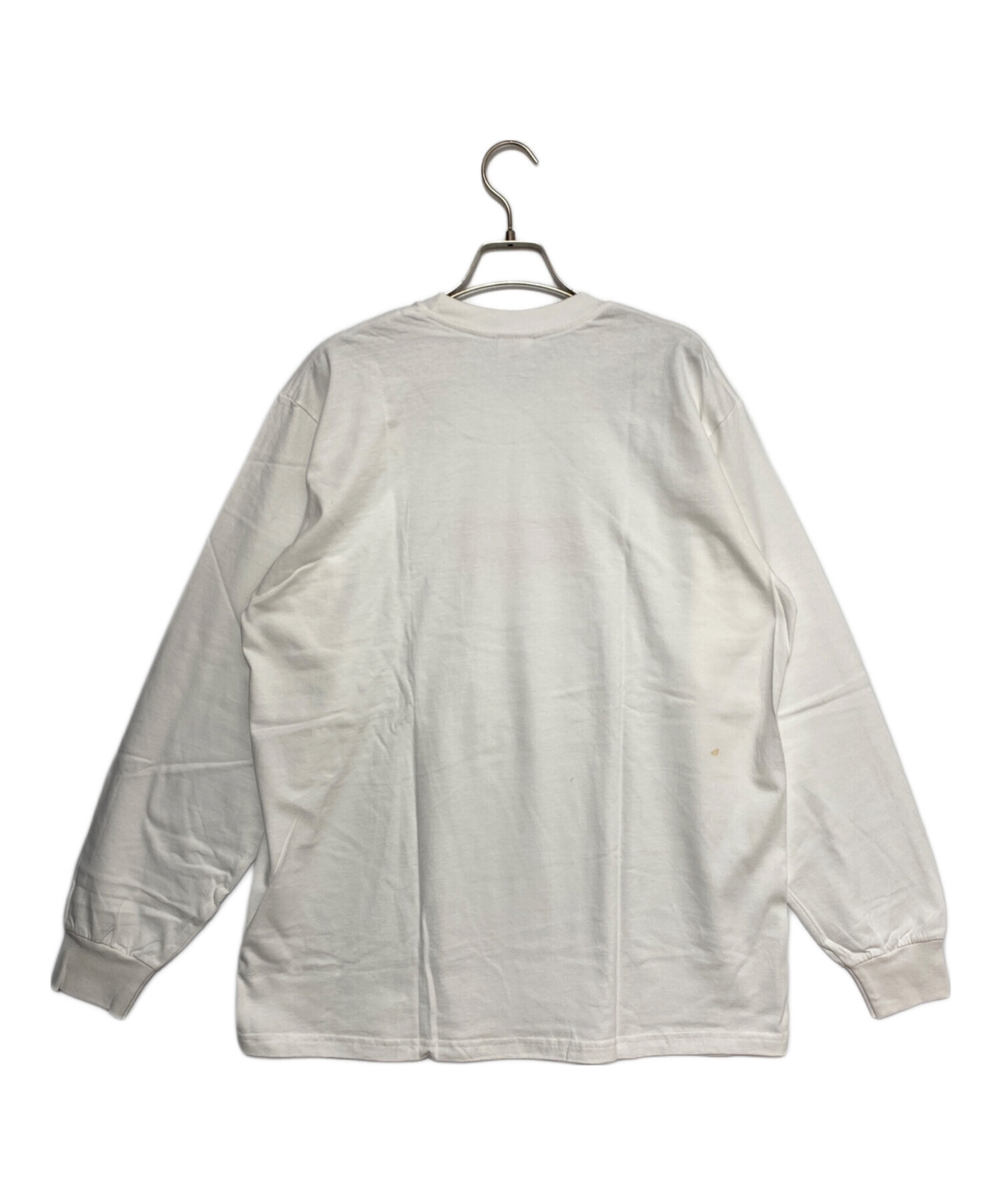 中古・古着通販】SUPREME (シュプリーム) L/S Tee box logo ホワイト